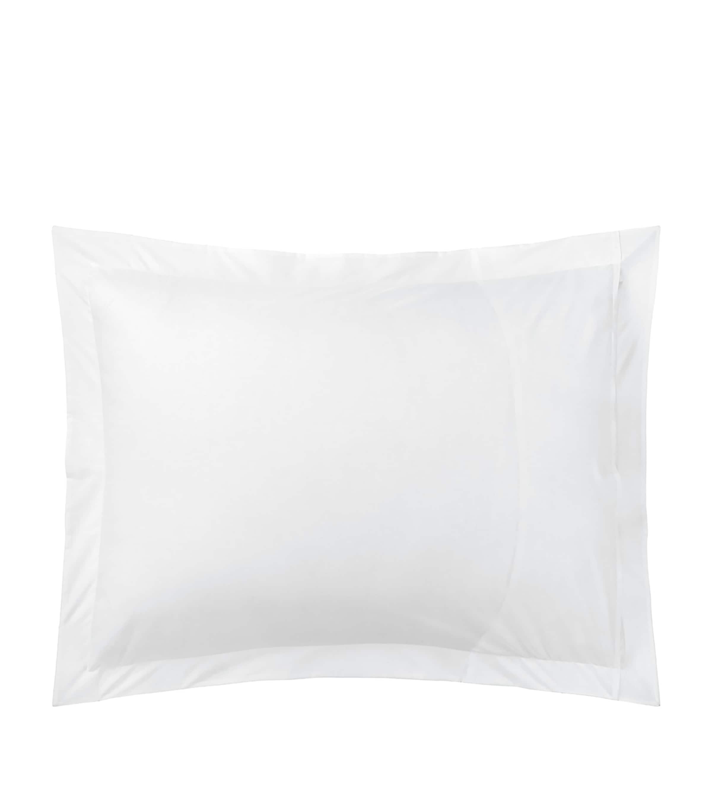 Organic Cotton Duo Standard Oxford Pillowcase (50cm x 75cm) BLANC Image 3