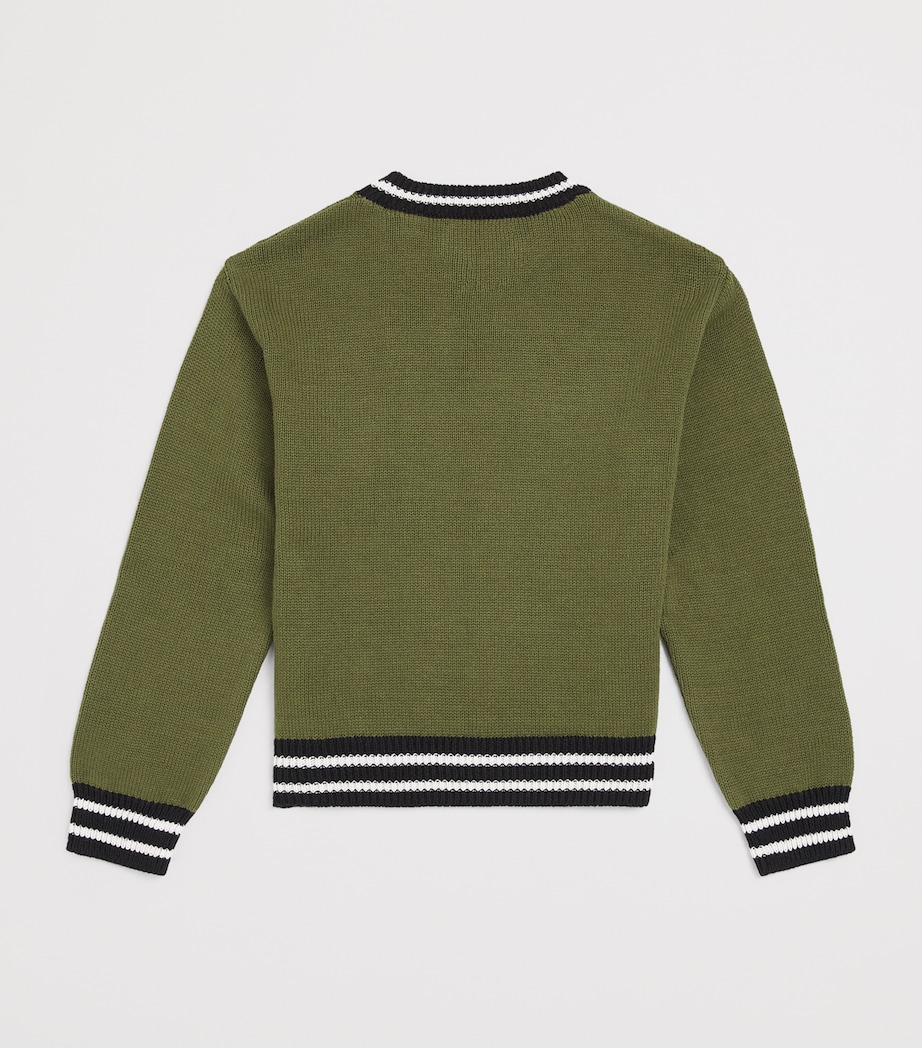 Cotton Big Bookish Sweater (4-12+ Years) MARTINI OLIVE Image 2