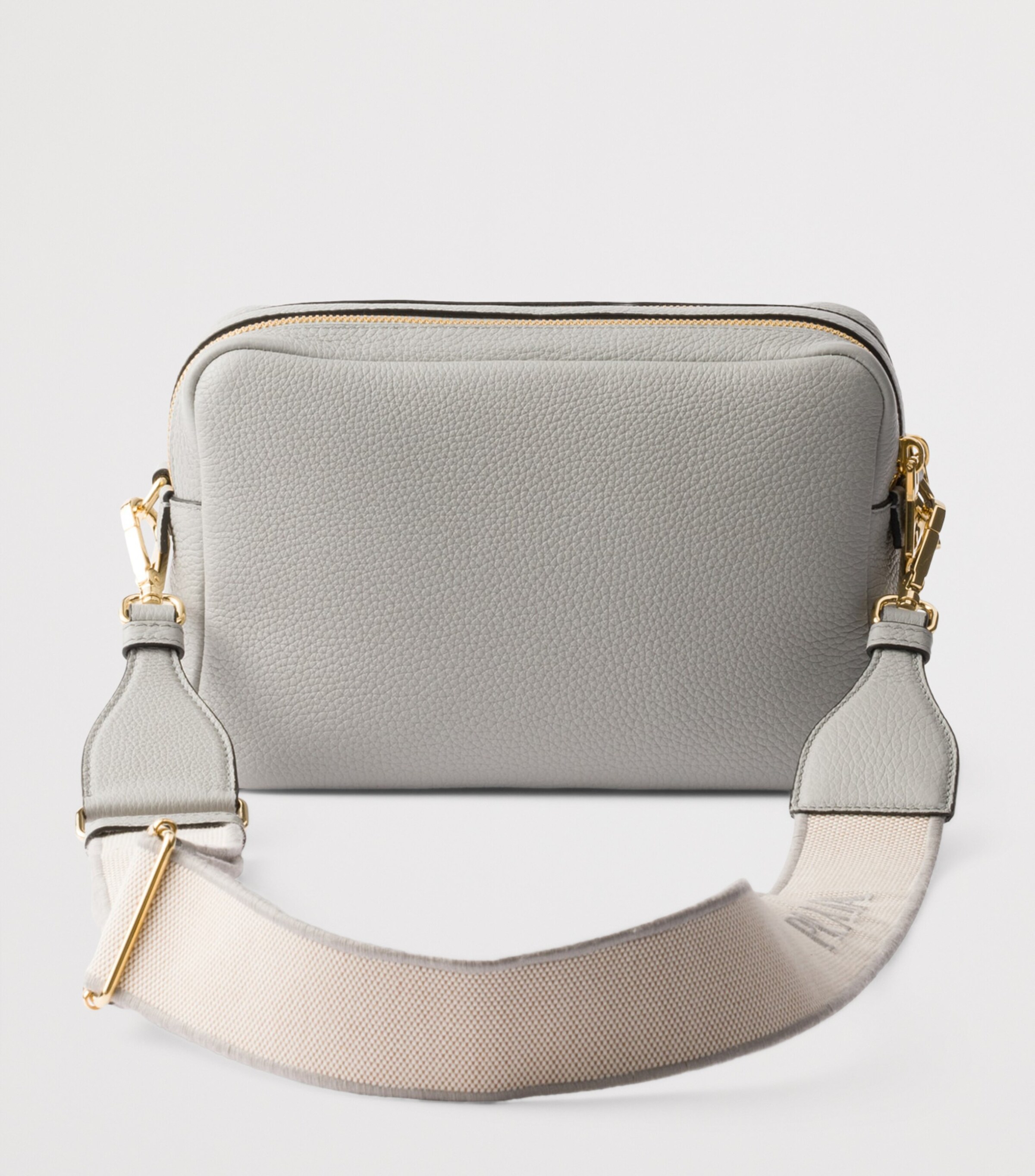 Prada Grey Small Leather Cross-Body Bag | Harrods FR