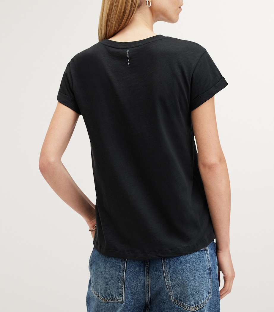 Organic Cotton Anna T-Shirt BLACK Image 6