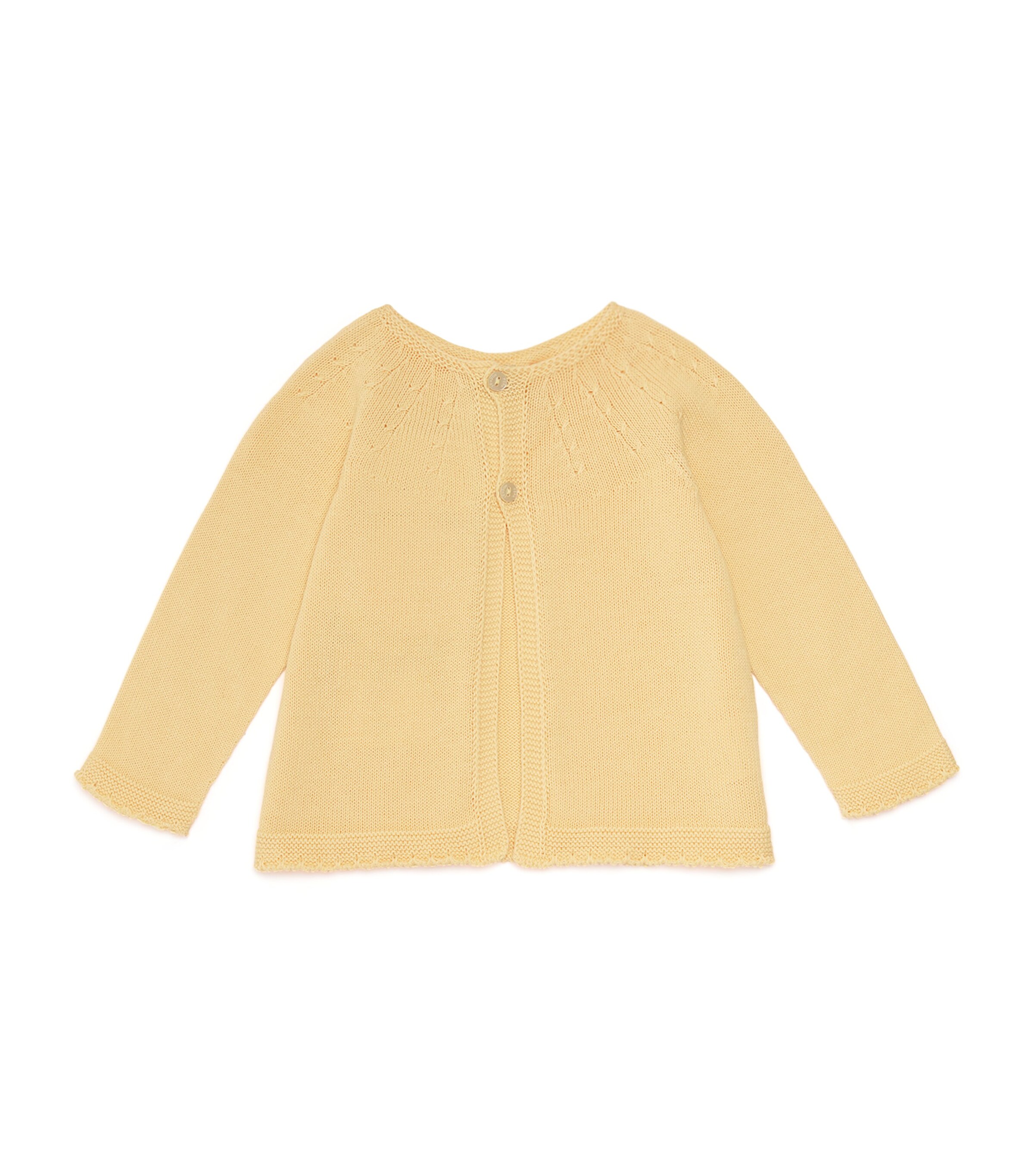 PEPA LONDON COTTON OPENWORK KNITTED CARDIGAN