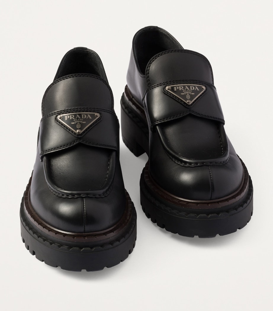 Prada Leather Loafers 55 Image 5