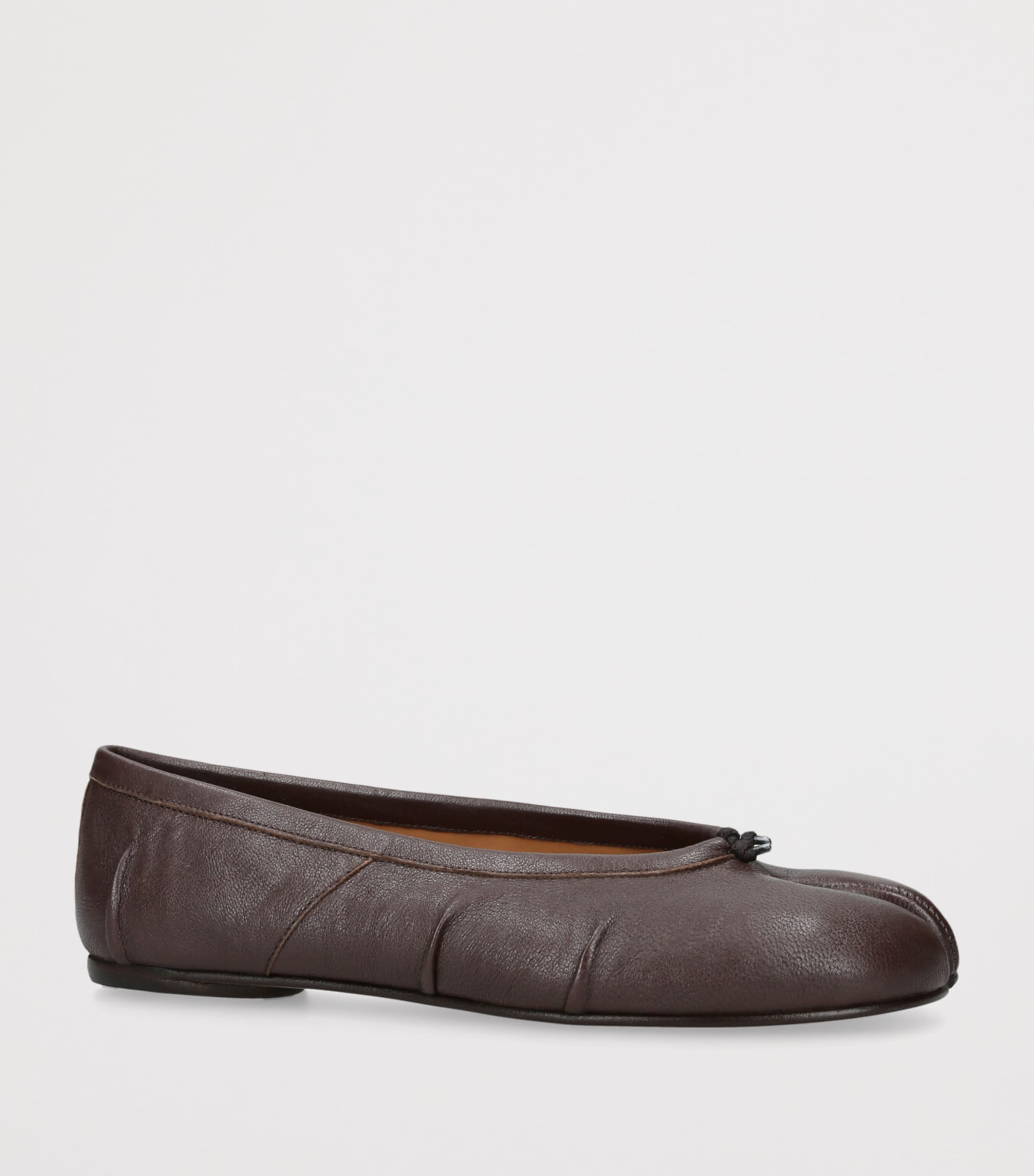 Maison Margiela Womens Leather Tabi Ballet Flats Other Image 5