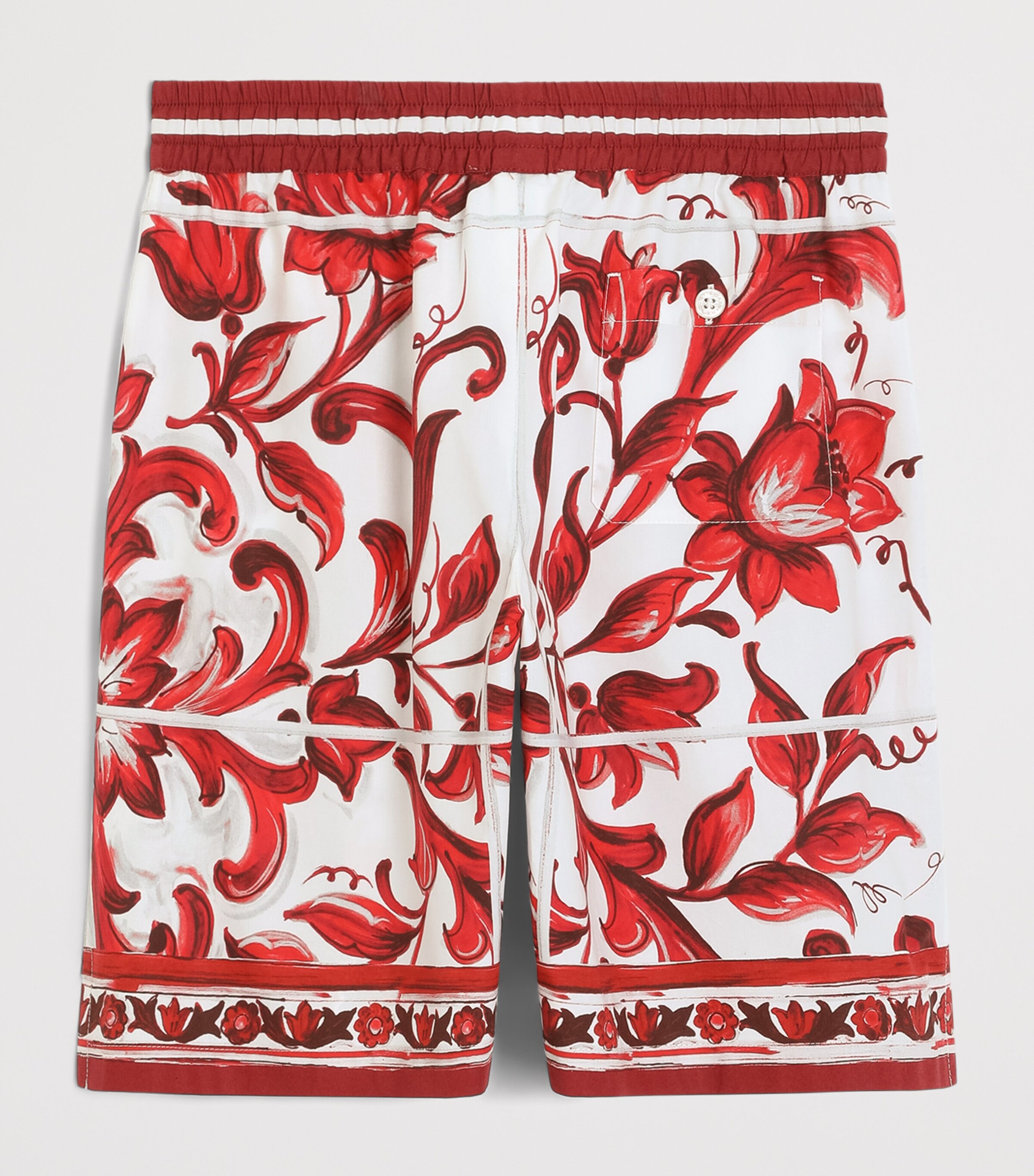 Dolce&Gabbana Kids Majolica Print Shorts (8-14 Years) Maiolica Rub Image 2