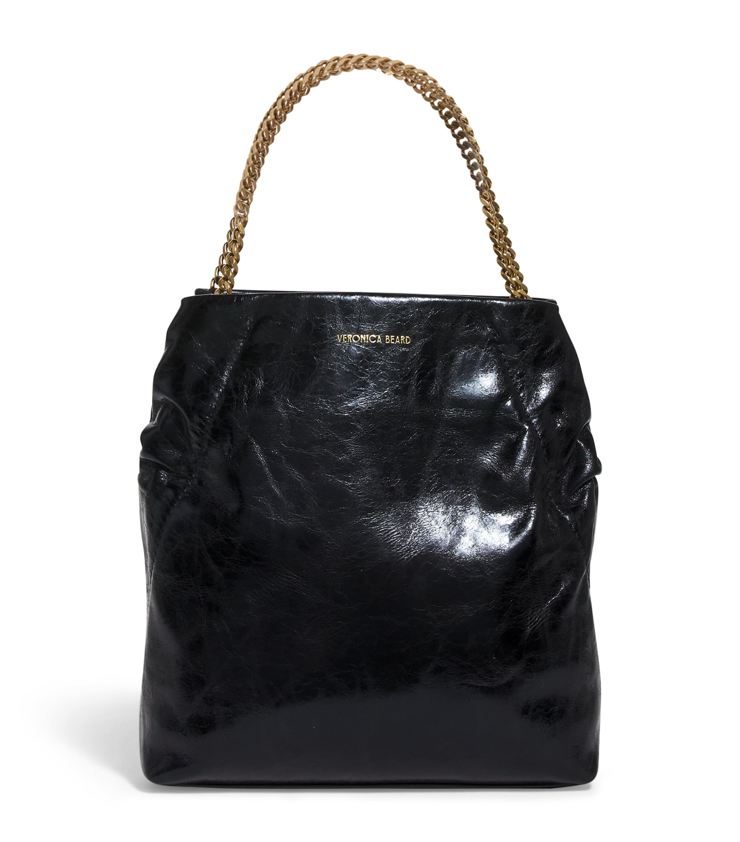 VERONICA BEARD SMALL LEATHER SLOUCH SHOULDER BAG 