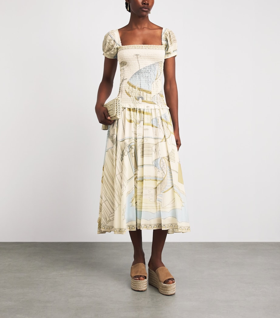 tory burch silk dress Women's Printed Designed in crisp white cotton poplin with subtle stretch and a slightly A Tory Burch Strapless Floral-Print Silk