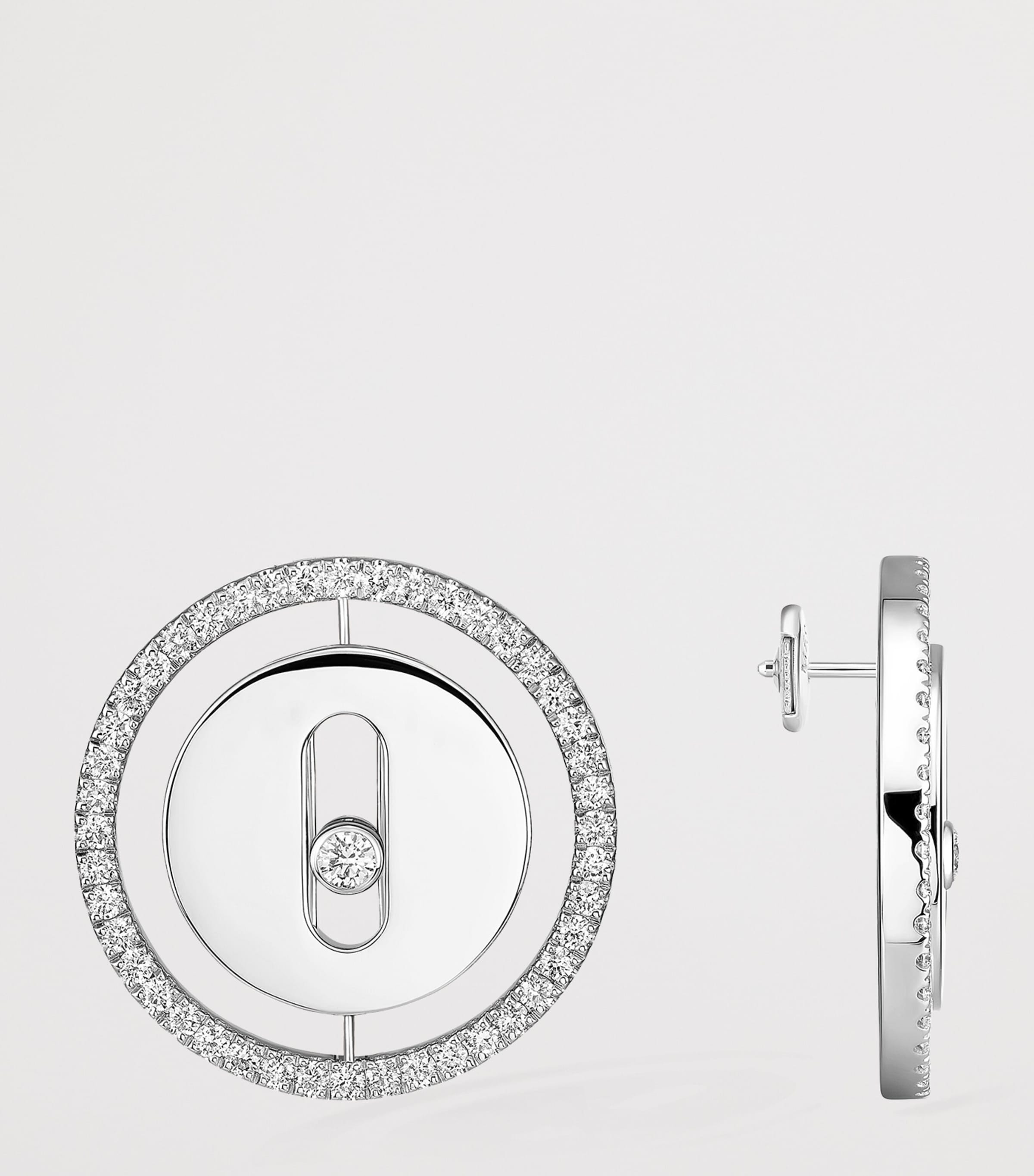 Messika Lucky Move White Gold and Diamond Stud Earrings (0.32ct) White Gold Image 3