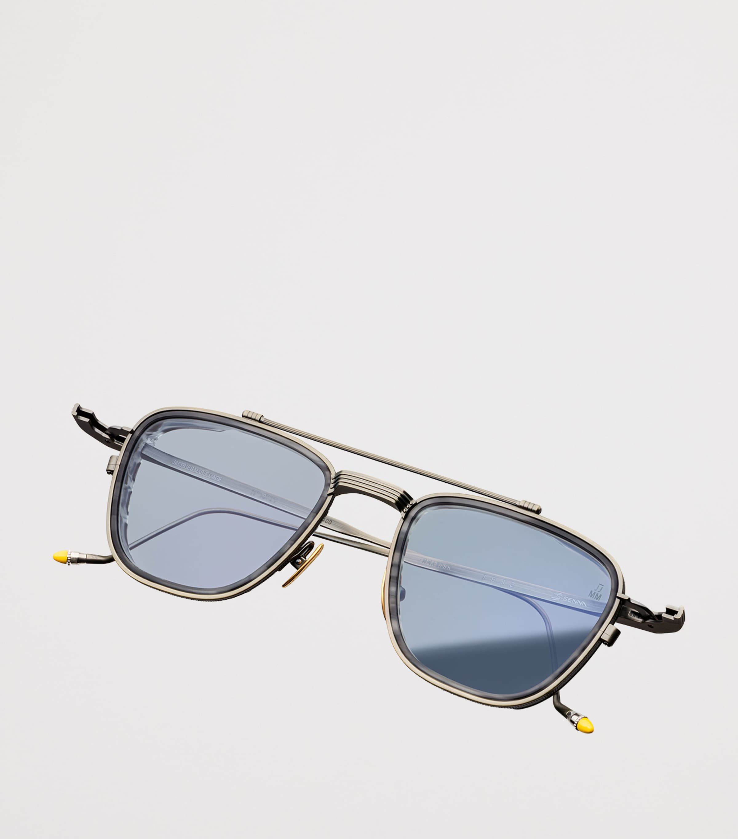Jacques Marie Mage Ayrton Senna 1992 Sunglasses Antique Gunmetal Image 7