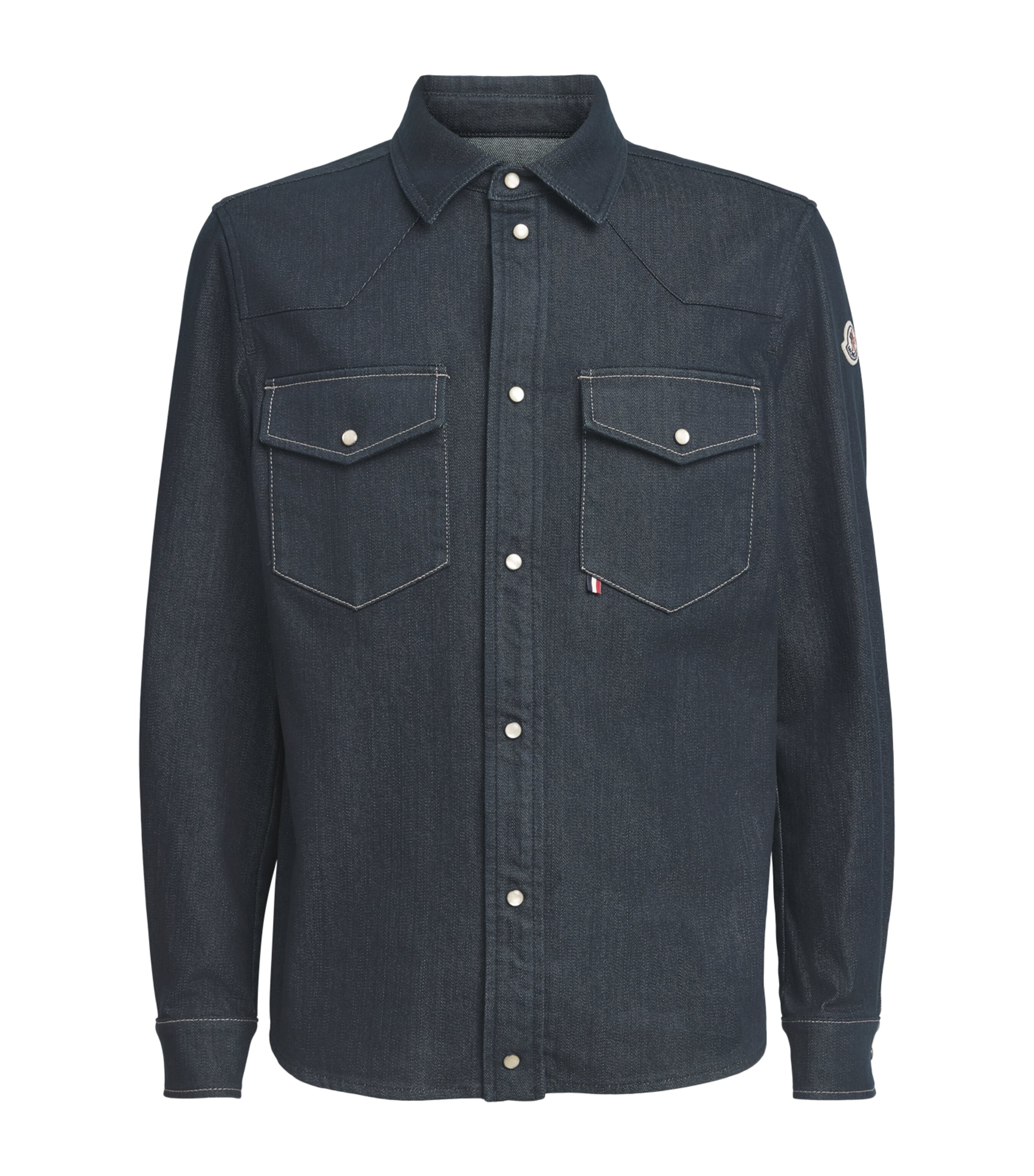 Moncler Mens Denim Shirt Image 1