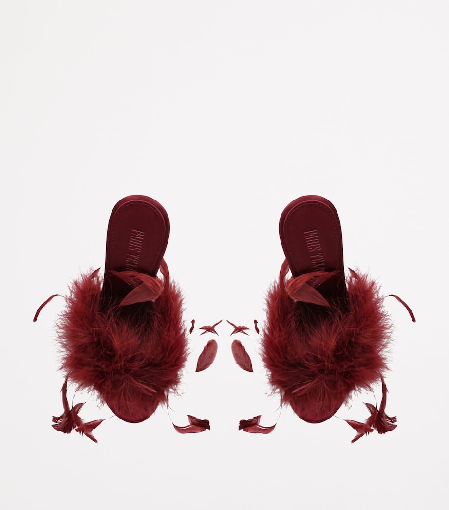 Feather Lidia Mules 105 RED/DARK Image 4