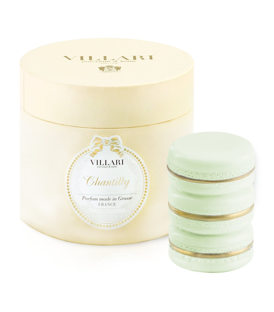 Baby Chantilly Macaroon Candle (80g) SPRING GREEN GLD Image 3
