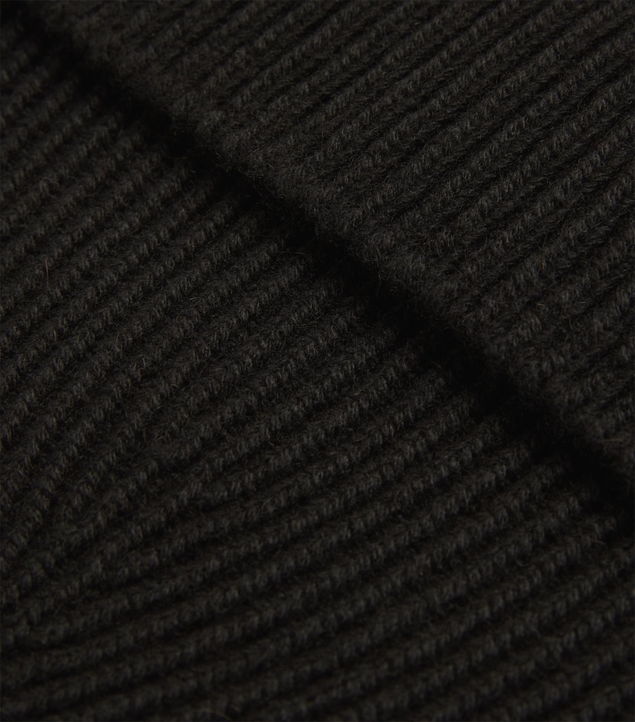 Cashmere Ribbed Beanie SC7330 IRON Image 3