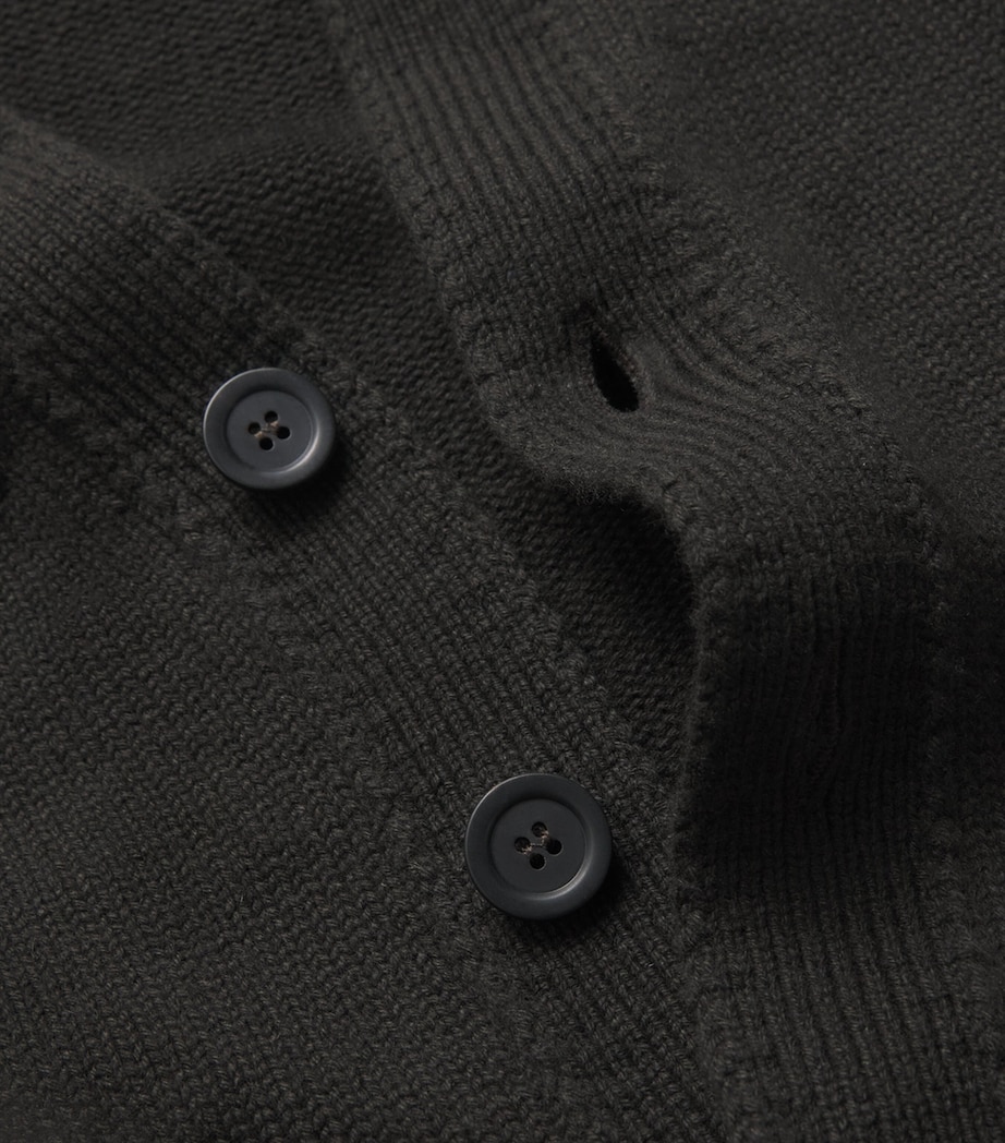 Cashmere Ribbed Cardigan SC7330 IRON Image 5