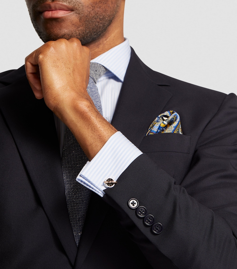 Sopwith Propeller Cufflinks SILVER Image 3