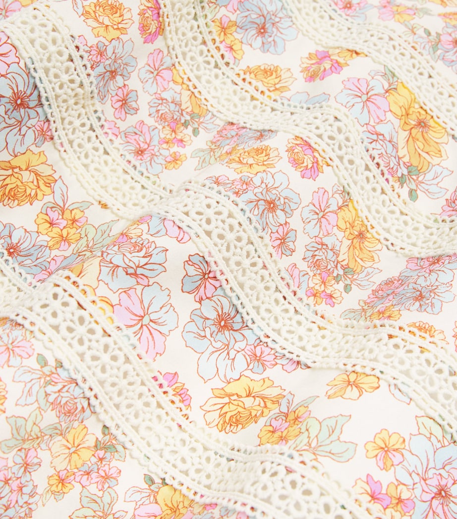 MARLO Cotton Floral Posie Dress (3-14 Years) Floral Image 3
