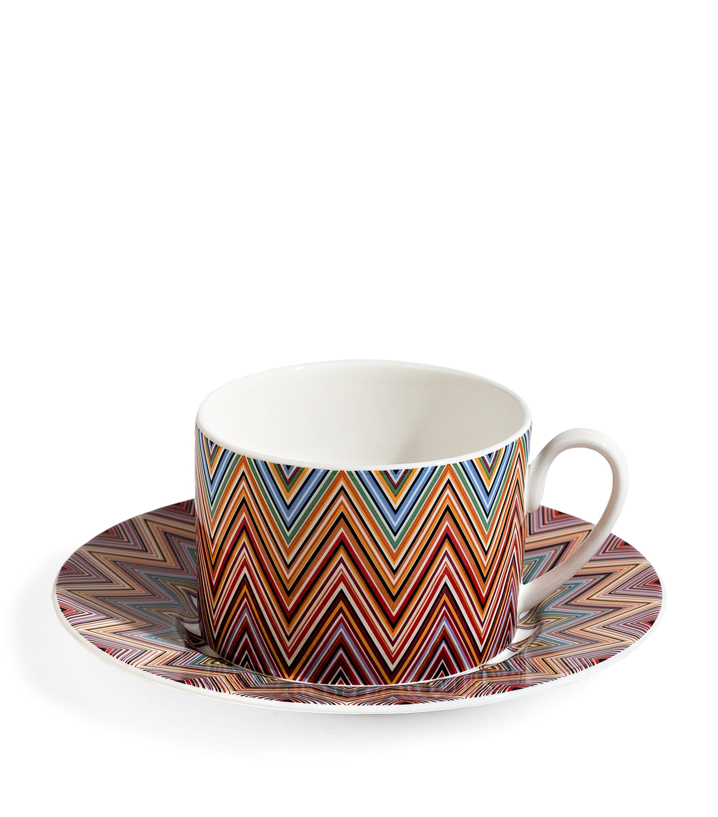 Missoni Home Zigzag Jarris Teacup and Saucer | Dining | Tableware | Tea Cups & Saucers | Designers | Missoni Home