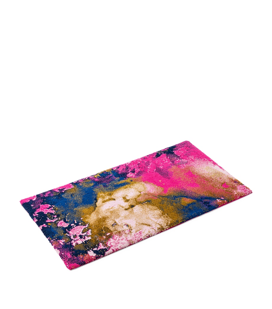 Abyss & Habidecor Giza Cotton-Blend Baccara Bath Mat (70cm x 120cm) Happy Pink Image 3