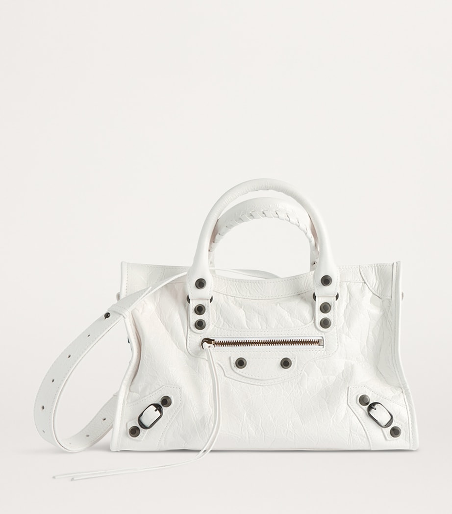 Balenciaga Small Lambskin Le City Top-Handle Bag Image 4