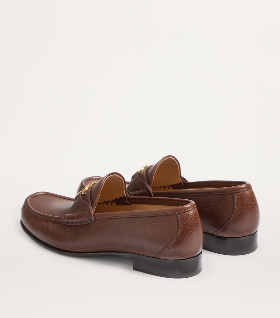 Leather VLogo Loafers ZWX Image 6