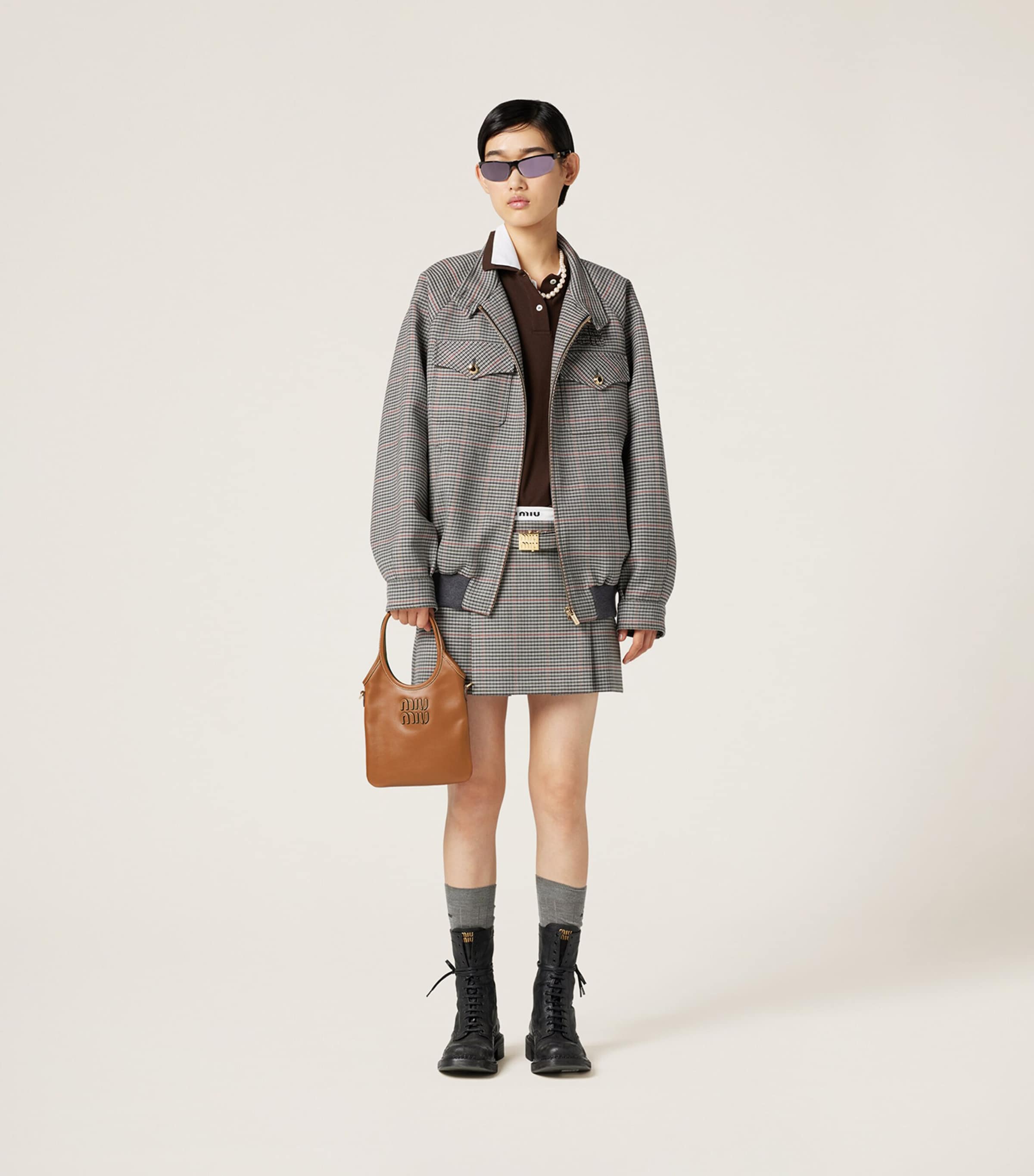 Leather Ivy Top-Handle Bag F0046 Image 2