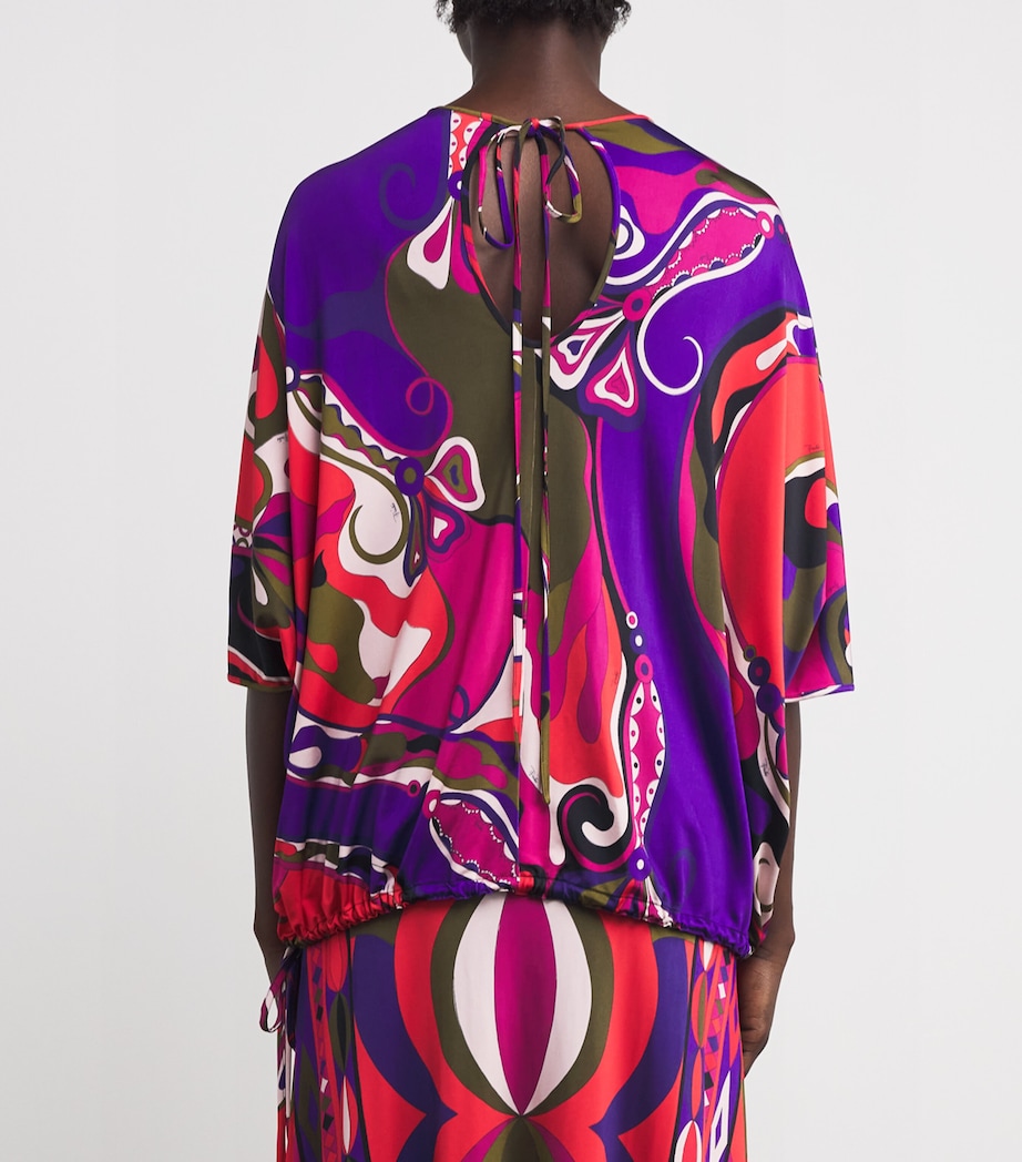 Satin Orchidee Blouse 017/MULTICOLOR Image 4