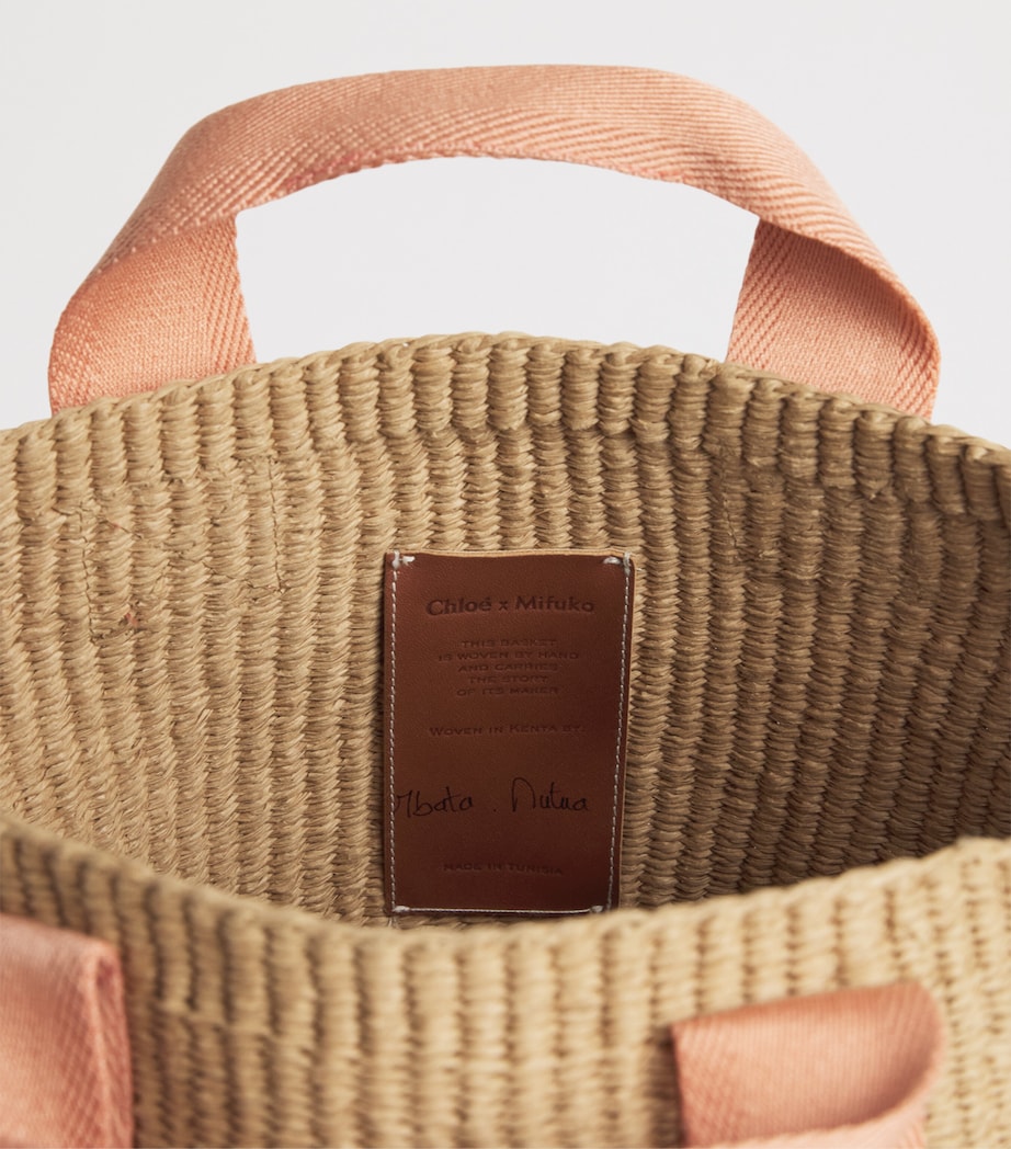 Chloé Kids Embroidered Basket Bag Image 4