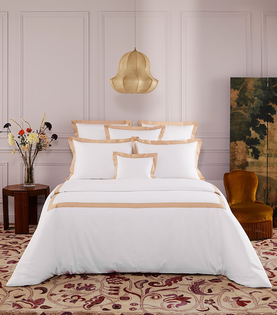 Yves Delorme Linea Dune Double Duvet Cover (200cm x 200cm) Dune Image 1