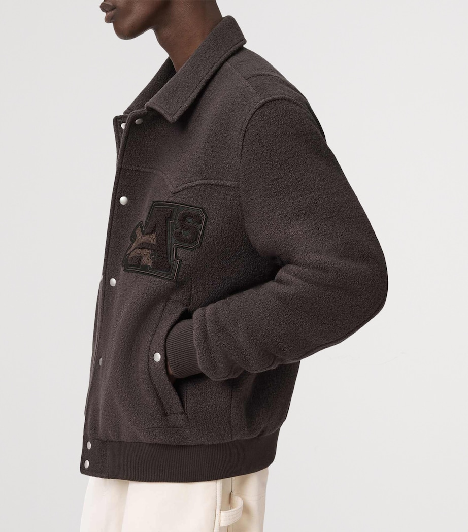 Wool Royce Bomber Jacket WEATHERED BROWN Image 7