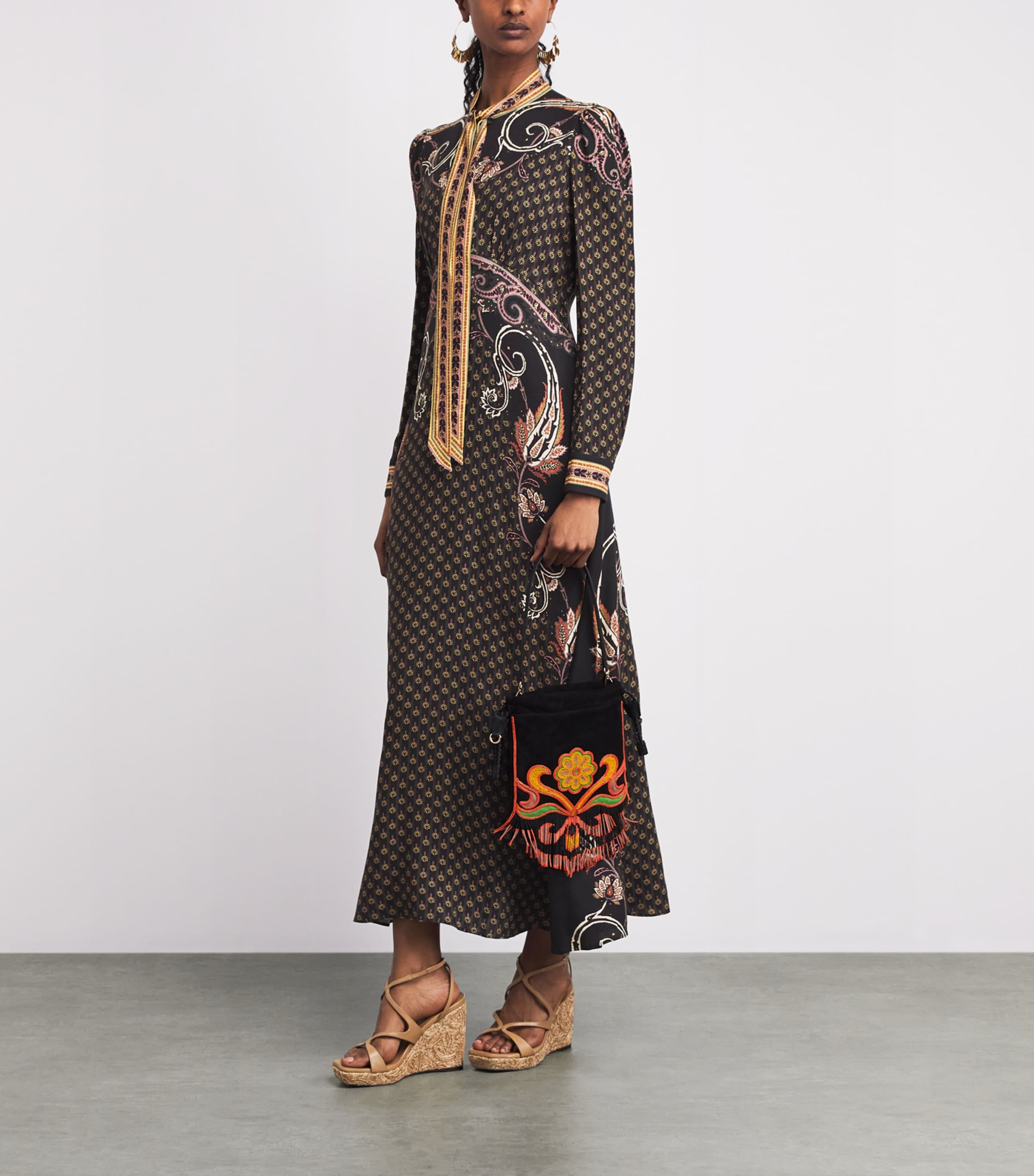 Printed Tunic Maxi Dress X0814 Image 2