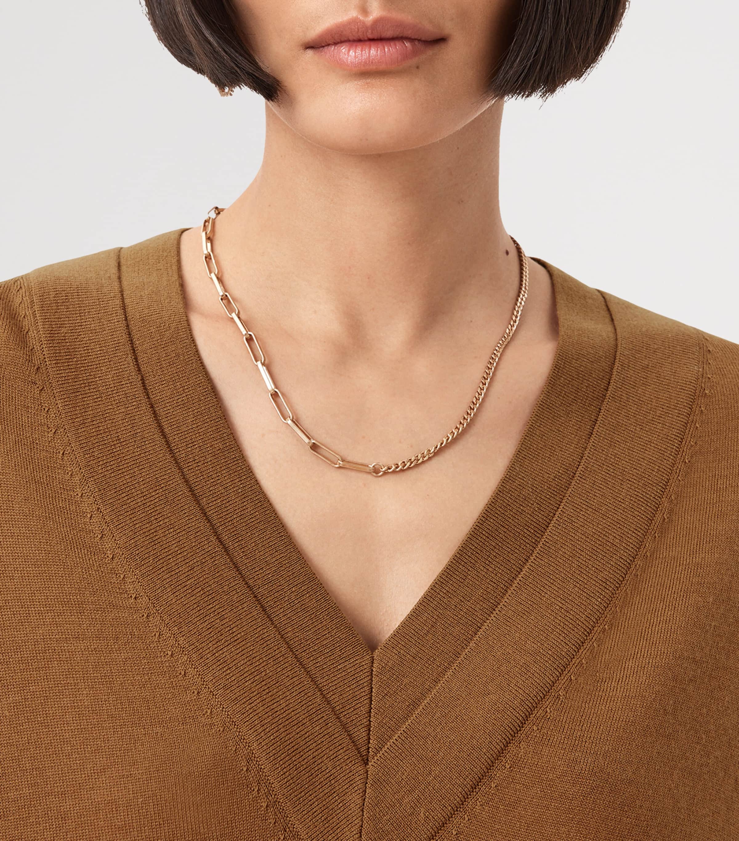 Wool Bern Sweater CARAMEL BROWN Image 2