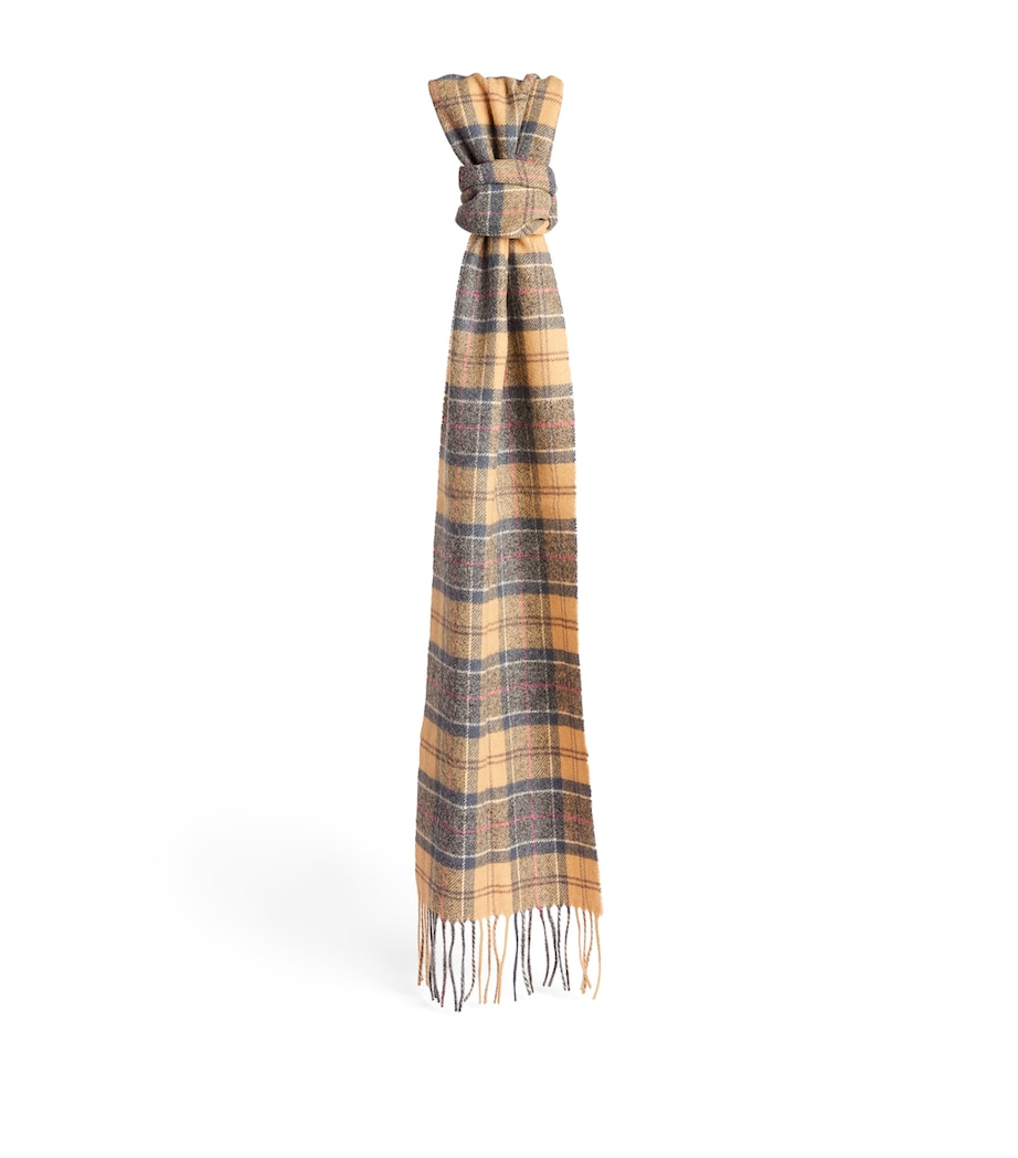 Wool Tartan Scarf MULTI Image 5