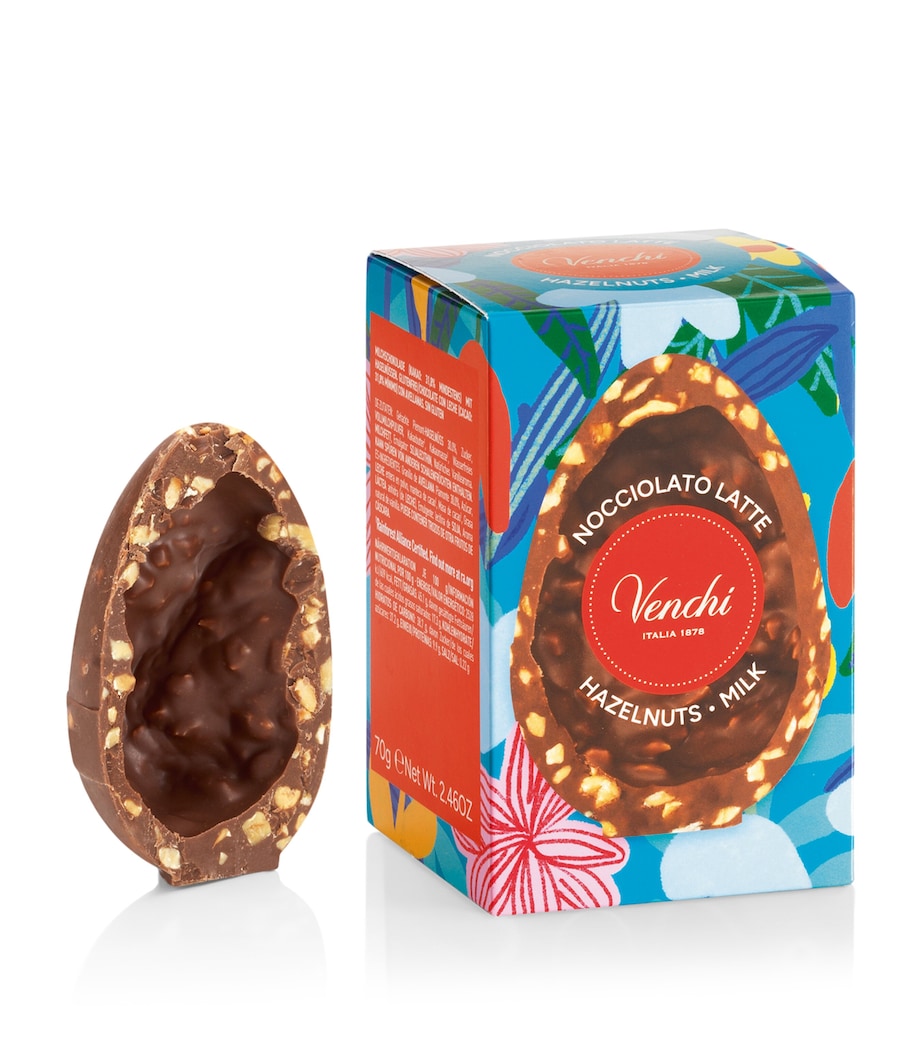 Venchi 1878 Mini Milk Chocolate Hazelnut Egg (70g) Image 1