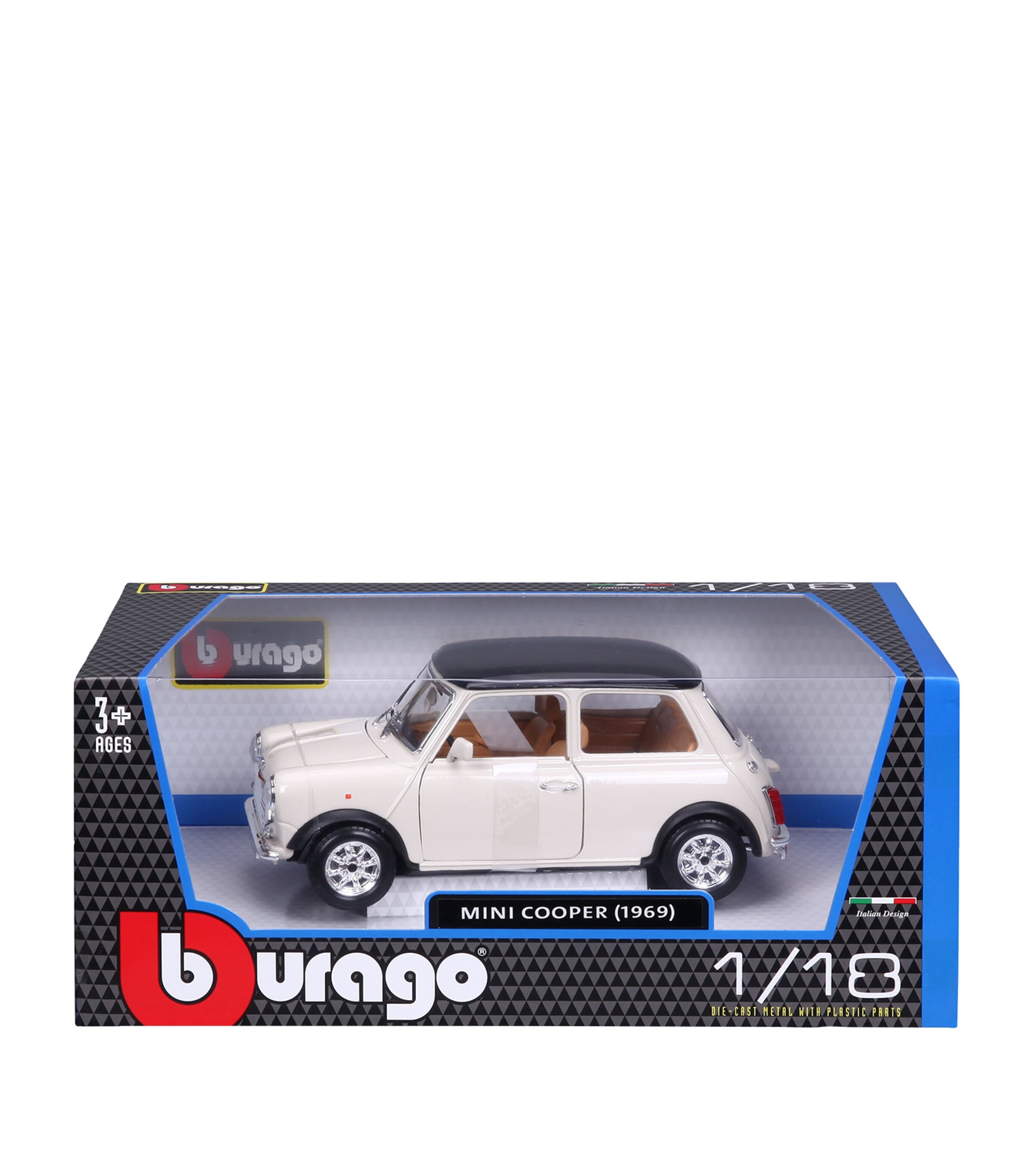 Bburago 1969 Mini Cooper 1:18 Model Image 4
