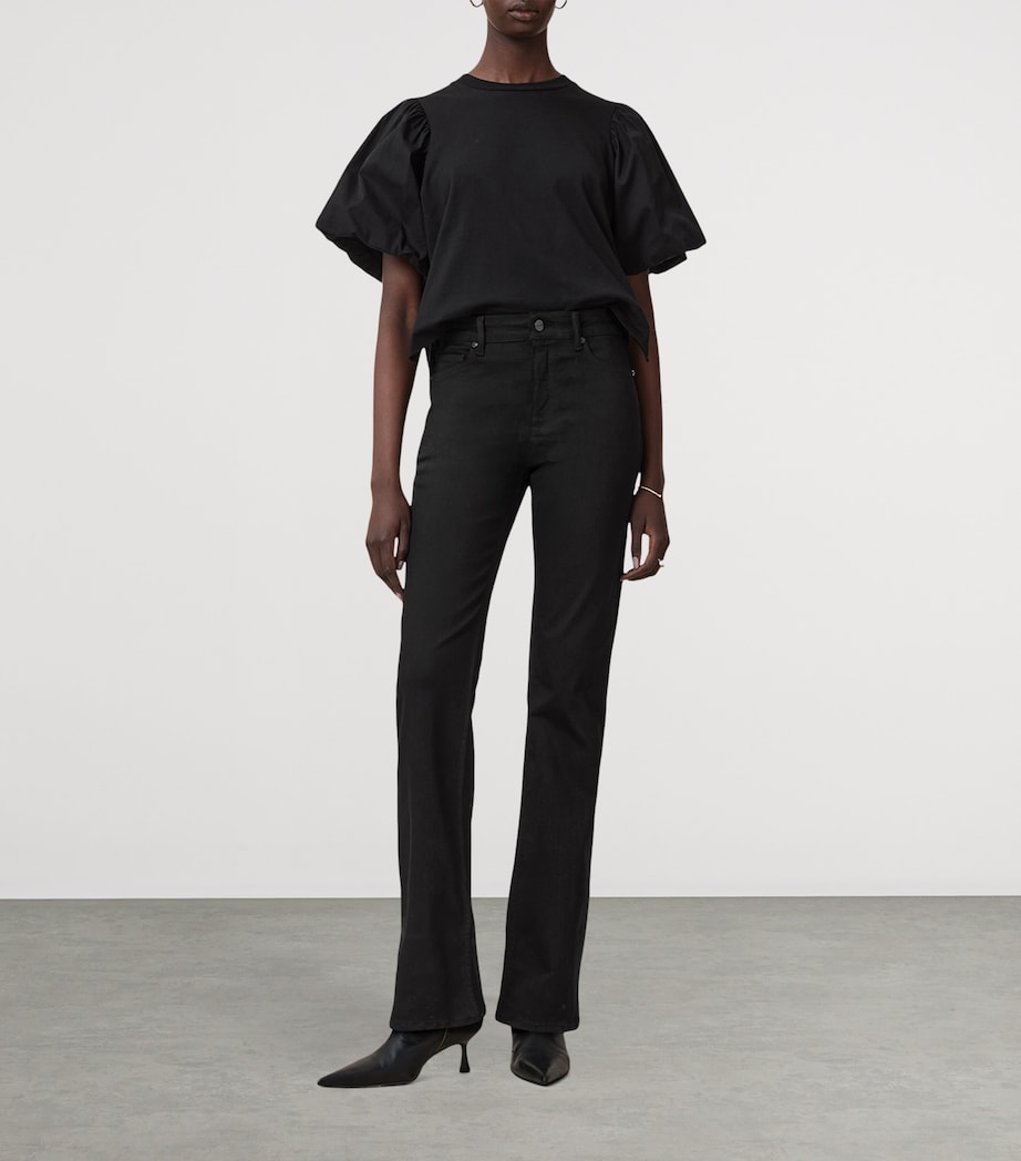 Haldan Slim Bootcut Jeans PERFECT BLACK Image 3