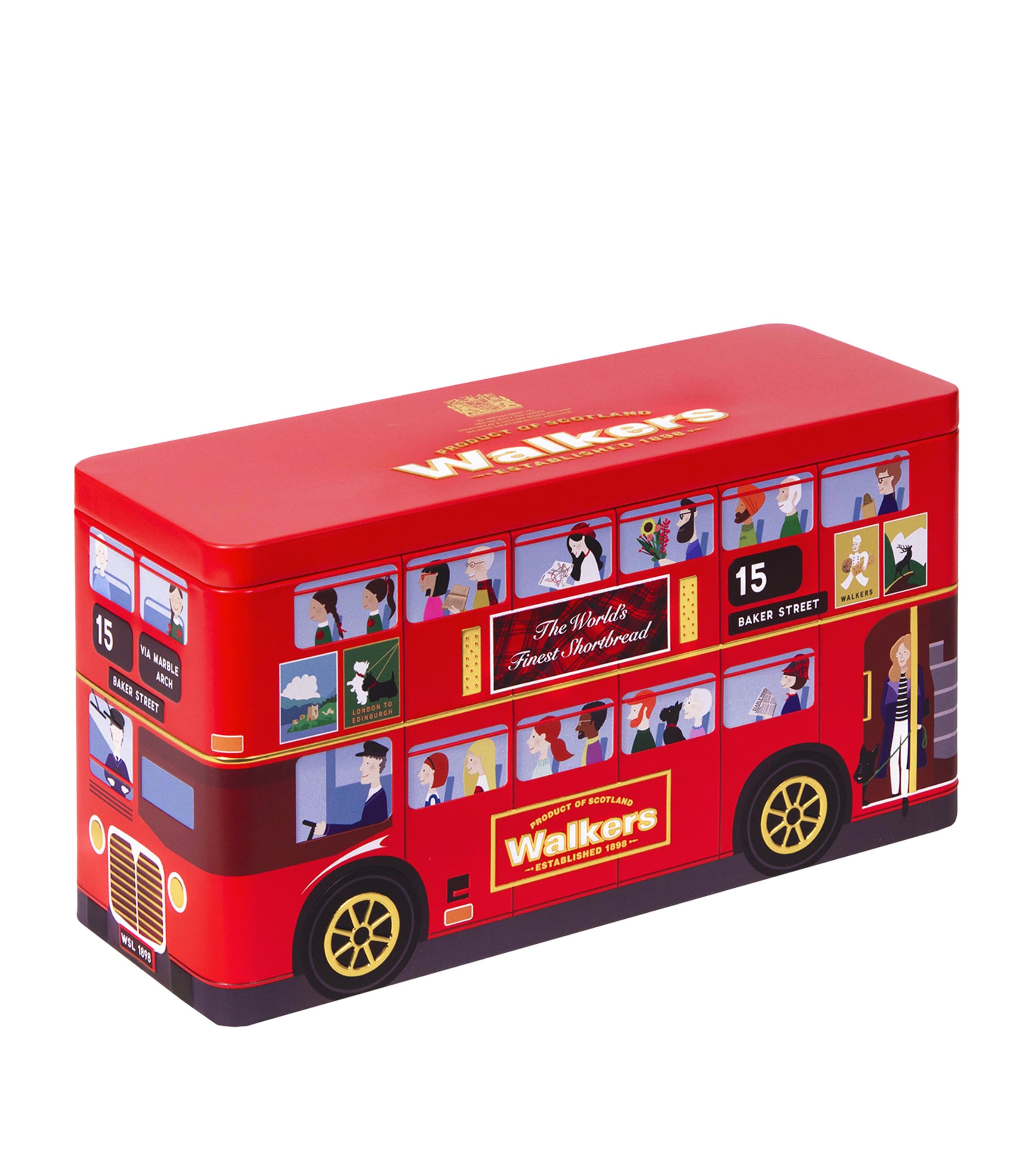 London Bus Shortbread Tin (250g) NO COLOUR Image 2
