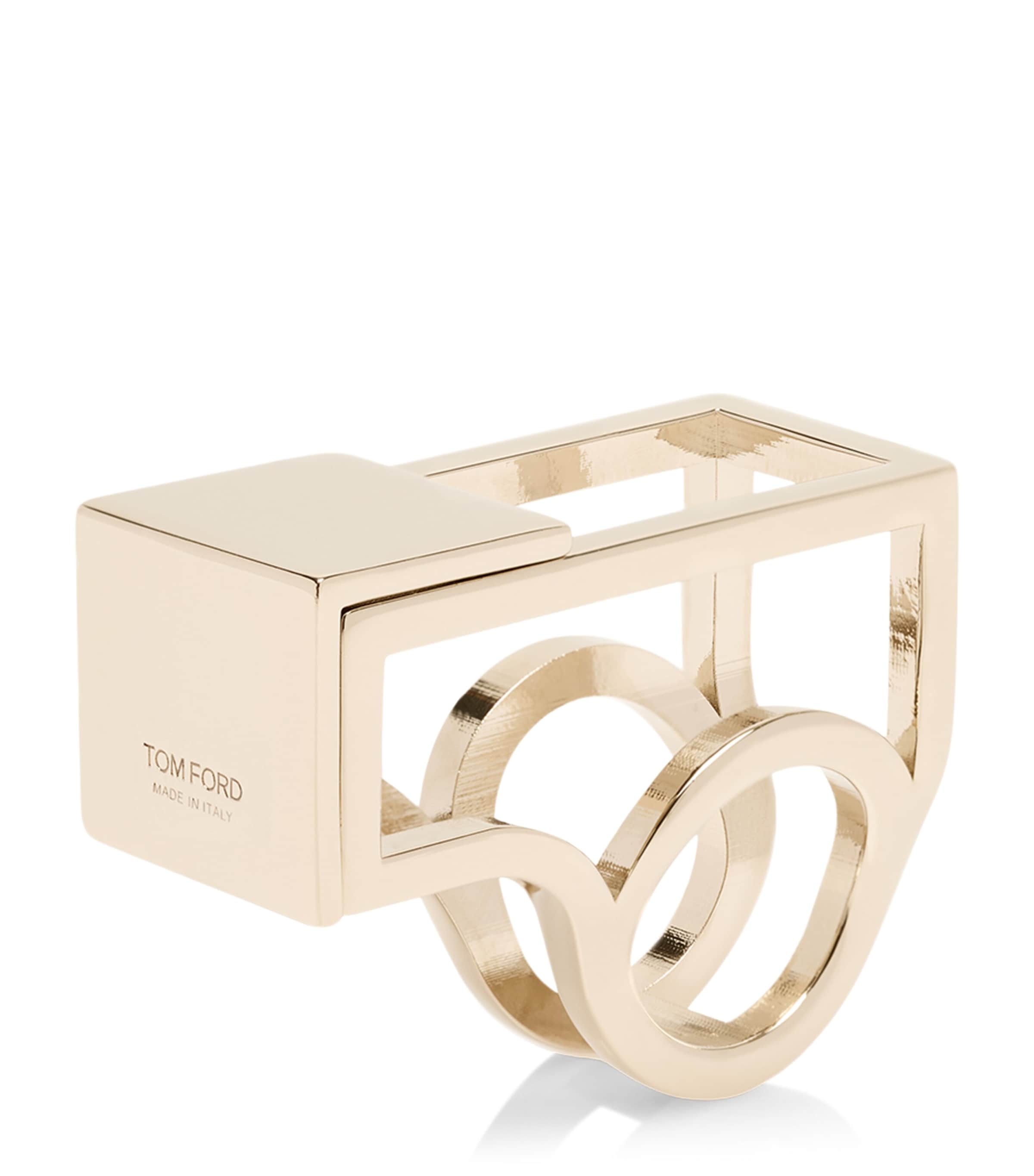 TOM FORD Sculptural Cocktail Ring Yac Image 1