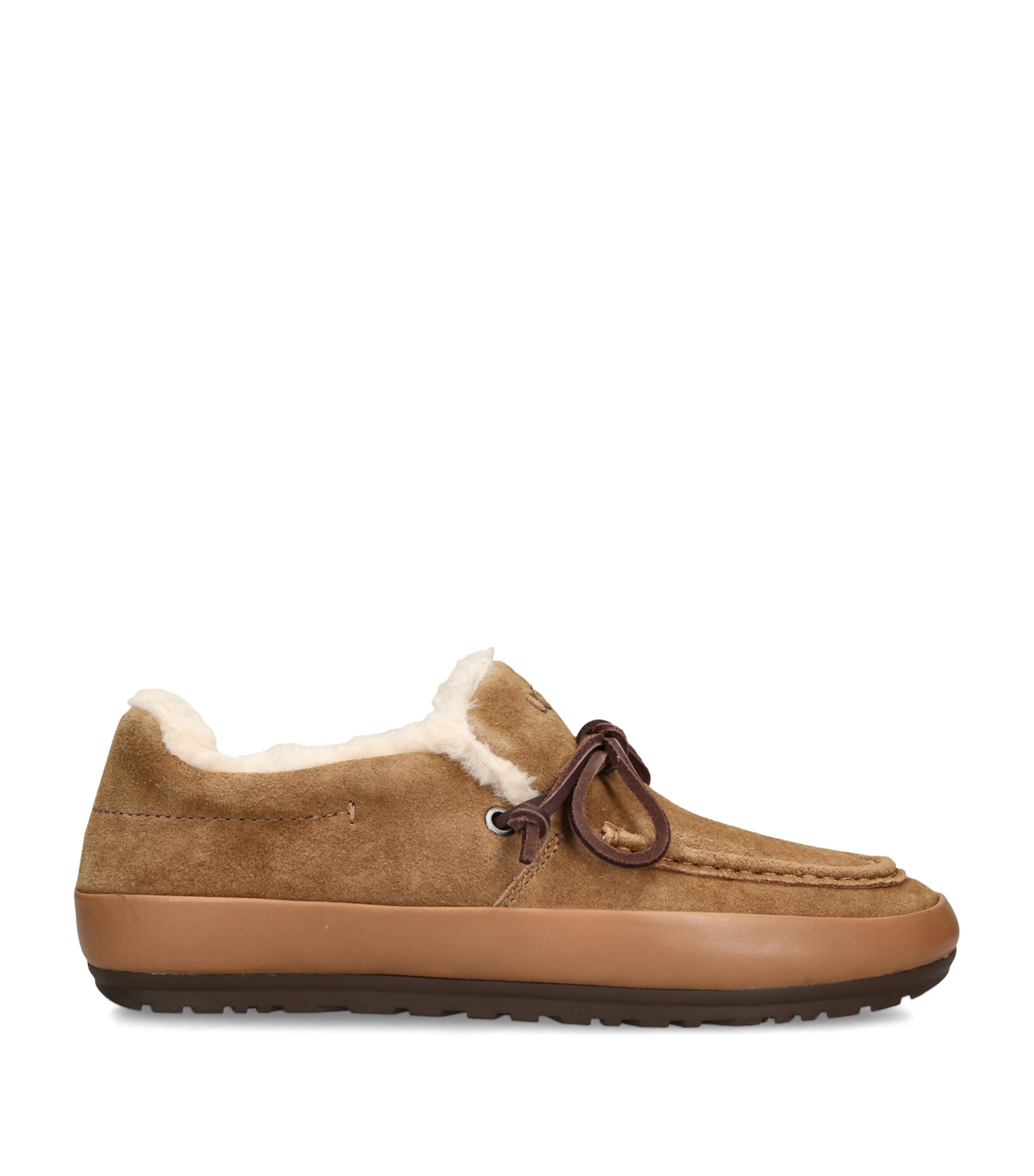 UGG Beige Suede Quill Slip-On Shoes | Harrods US