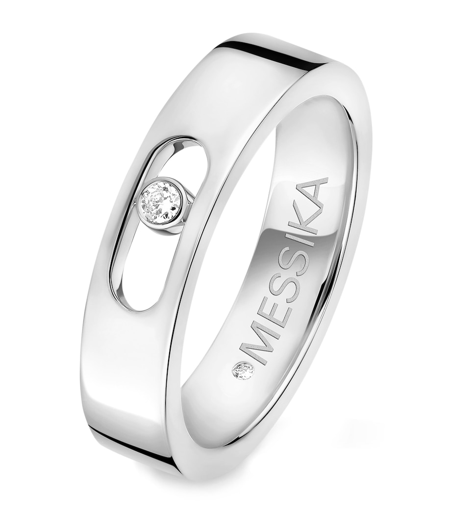 Messika Move Joaillerie White Gold and Diamond Wedding Ring (0.03ct) White Gold Image 1
