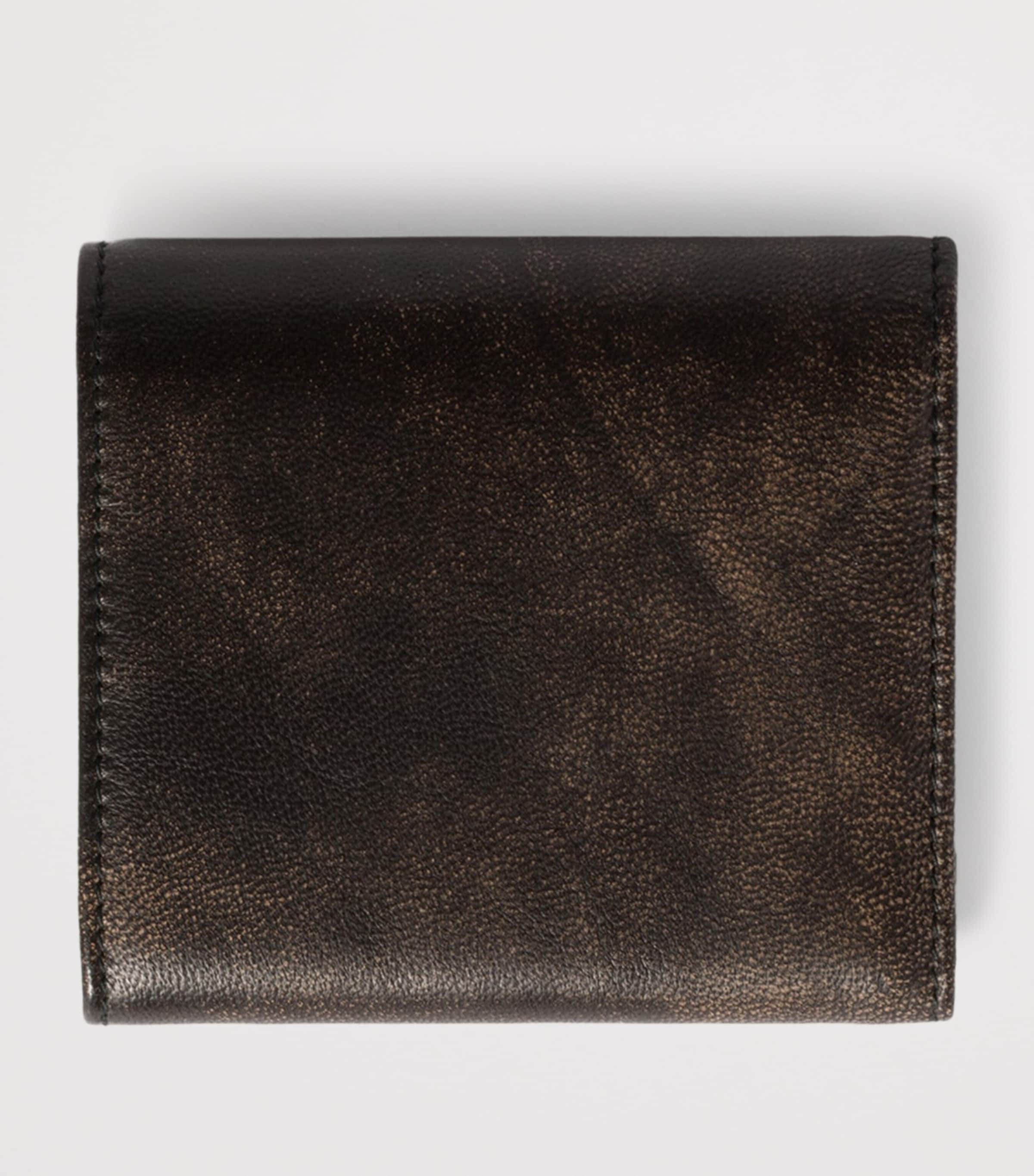 Small Leather Trifold Wallet F0201 Image 3