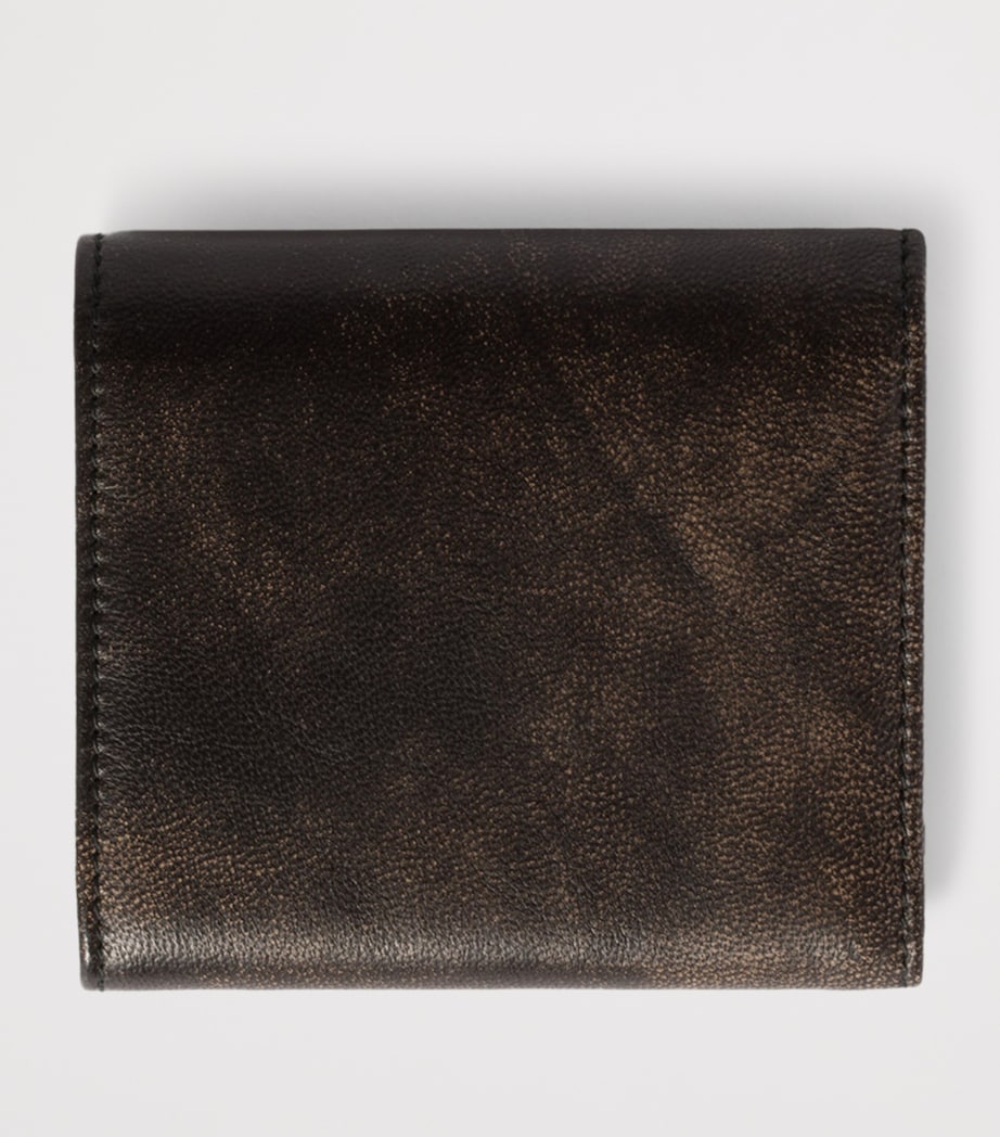 Small Leather Trifold Wallet F0201 Image 3