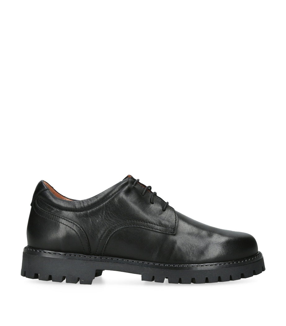 Leather Harry School Shoes BLACK Image 1