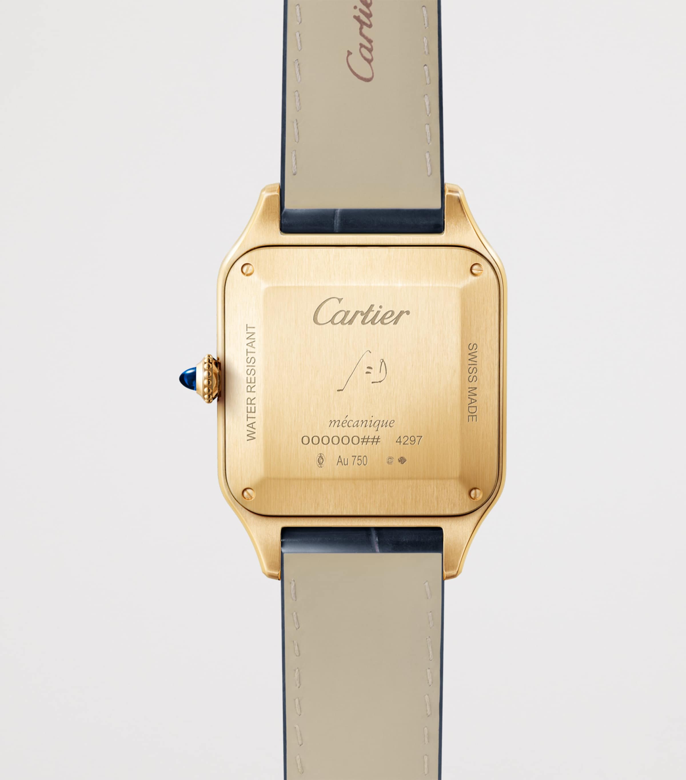 Cartier Large Yellow Gold Santos-Dumont Watch 31.4mm Yellow Gold Image 2