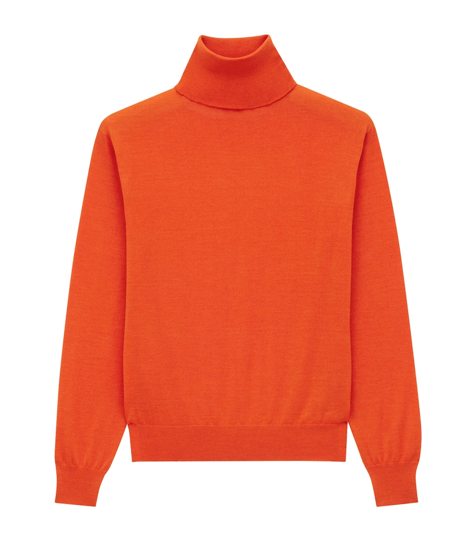 Cashmere-Wool-Silk Rollneck