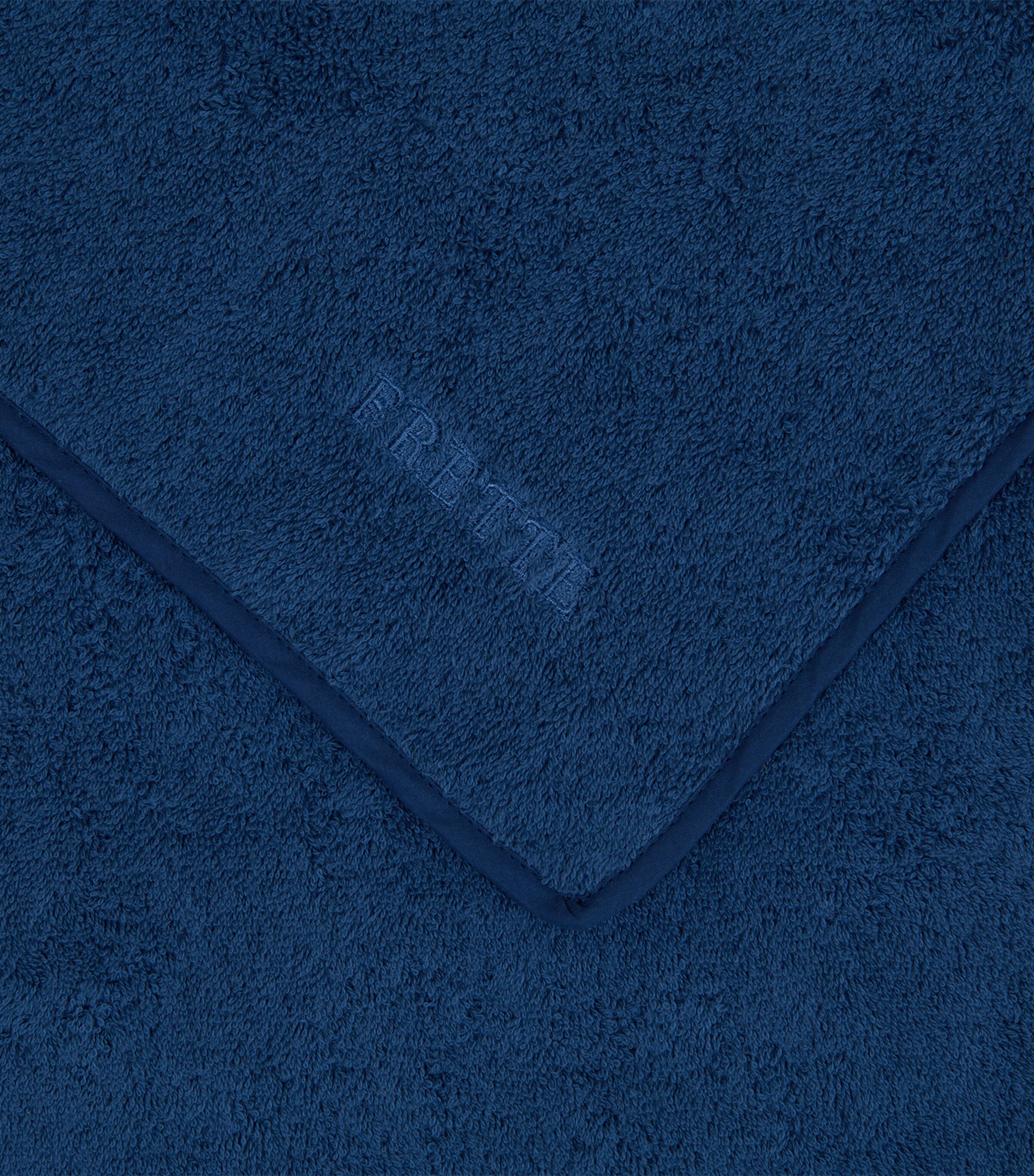 Frette Cotton Unito Wash Cloth (30cm x 30cm) Indigo Blue Image 5