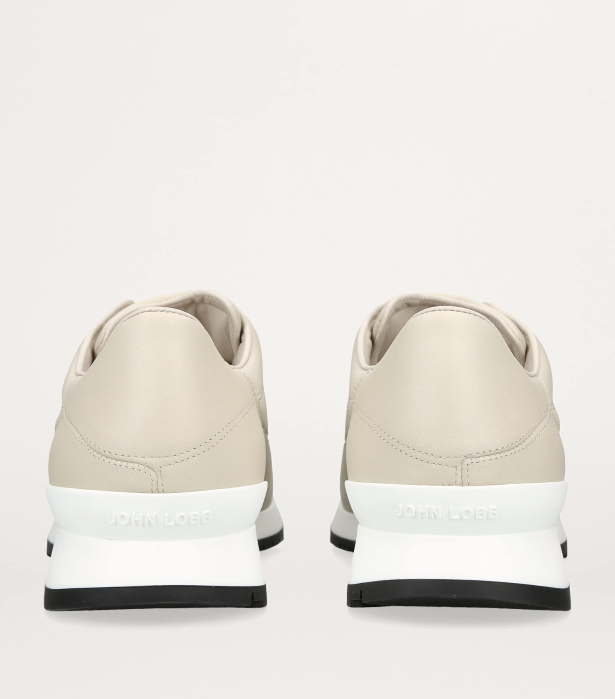 Leather Lift Slip-On Sneakers WHITE Image 2