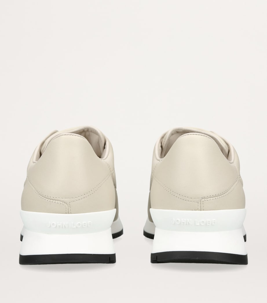 Leather Lift Slip-On Sneakers WHITE Image 2