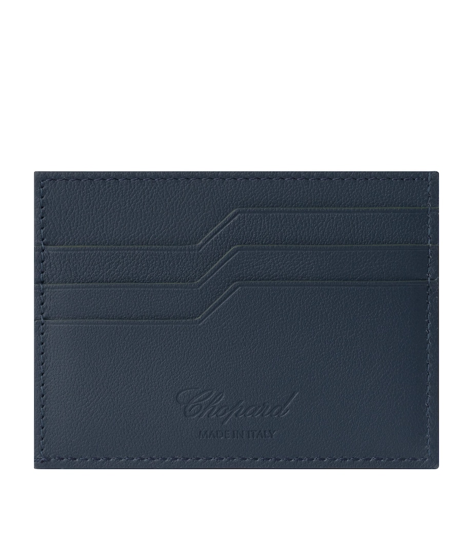 Small Leather Heritage Card Holder BLUE Image 2