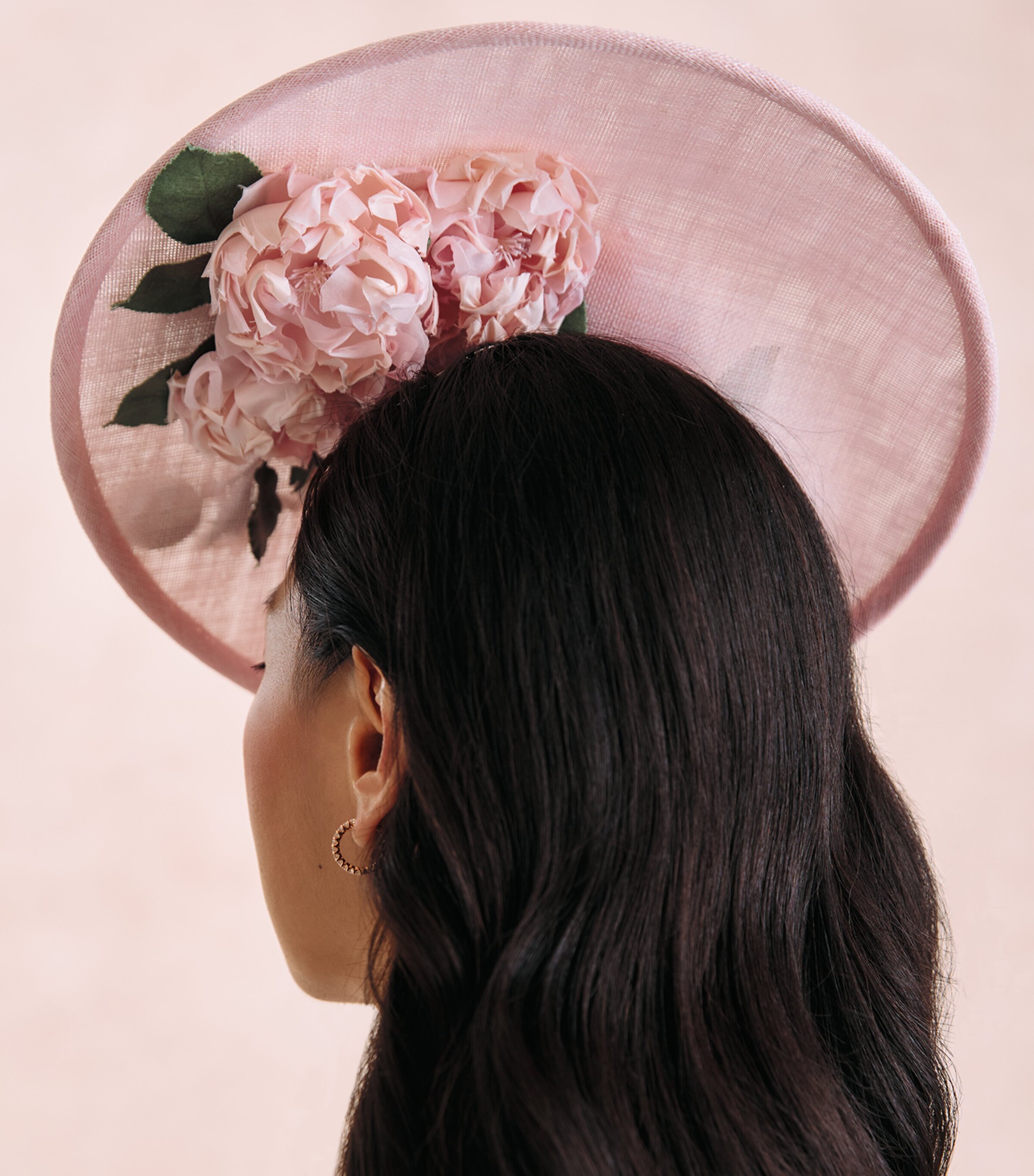 Rachel Trevor-Morgan Flower-Detail Percher Fascinator Pink Image 3