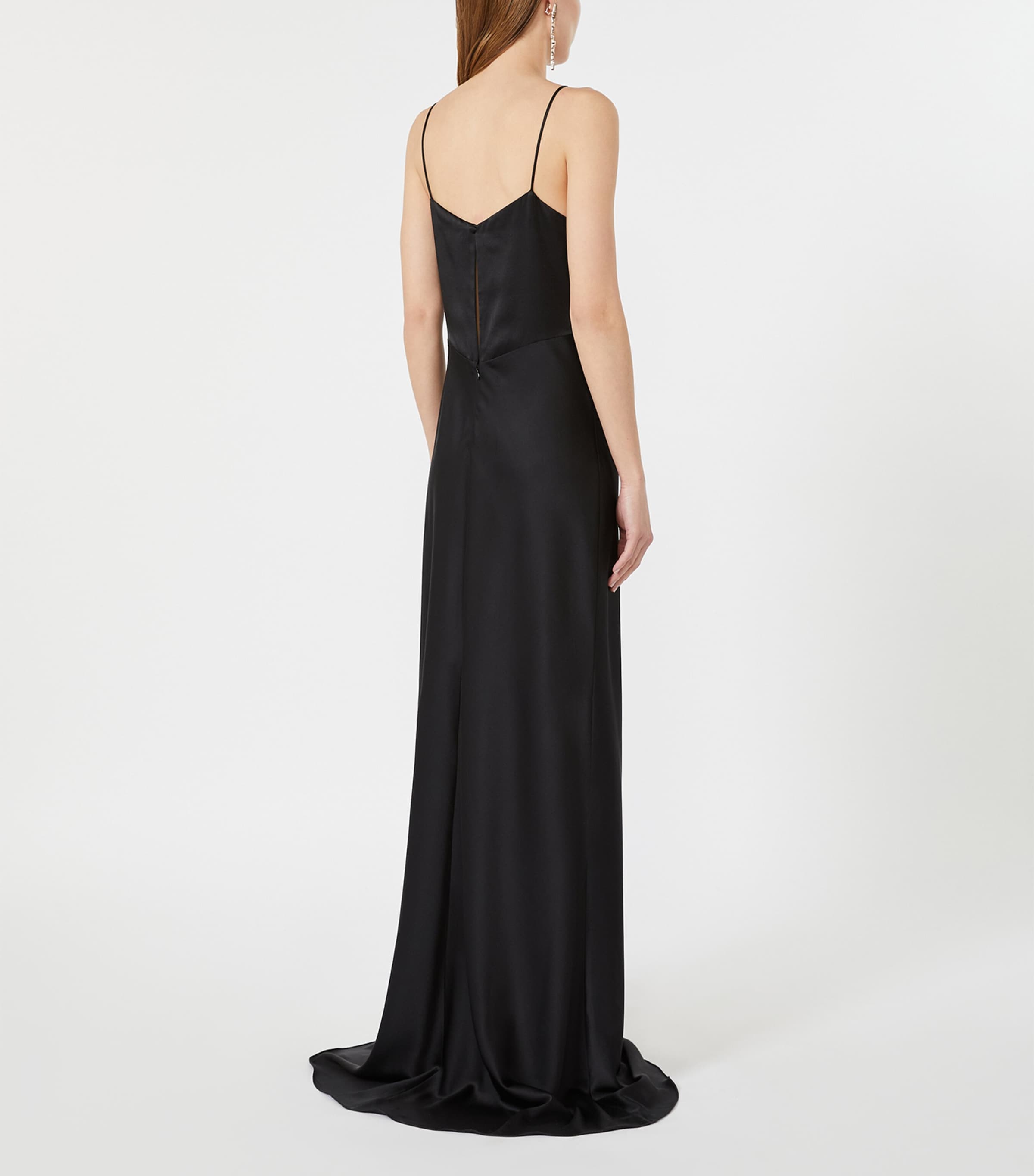 Max Mara Womens Silk Gown Black Image 3