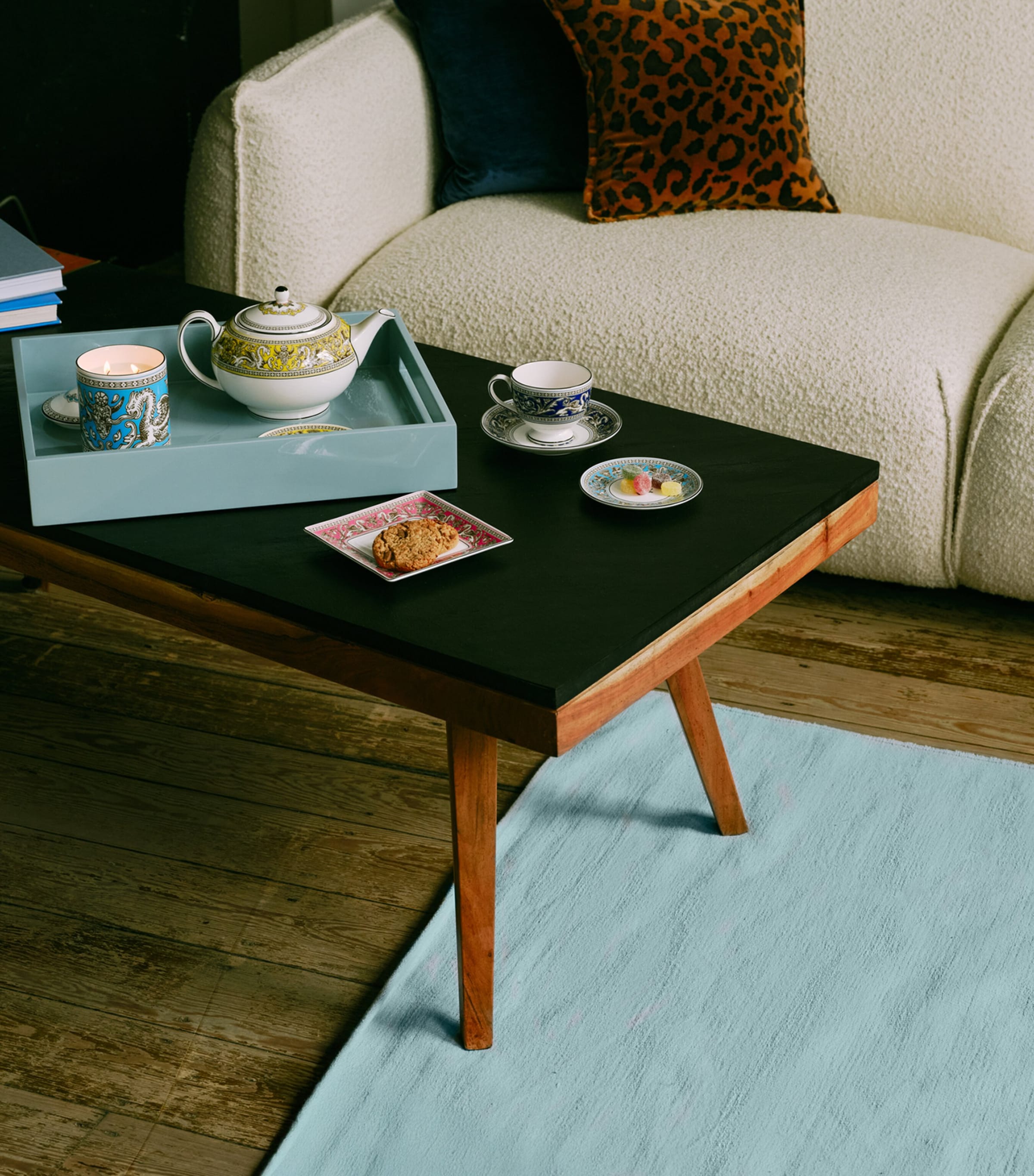 Florentine Turquoise Petite Tray (12cm) TURQUOISE Image 2